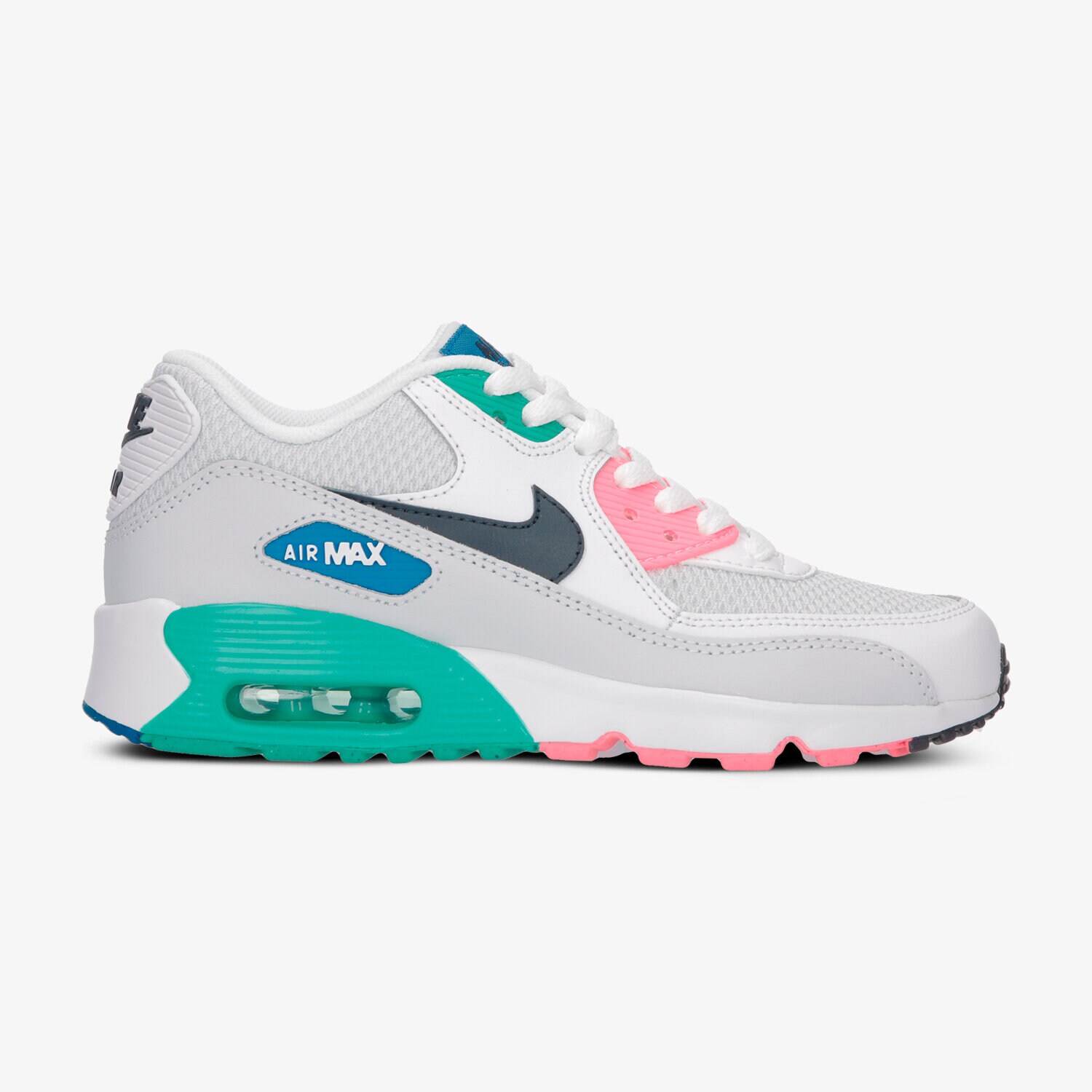 Buty sneakersy dla dzieci NIKE AIR MAX 90 MESH BG 833418-112 MULTICOLOR
