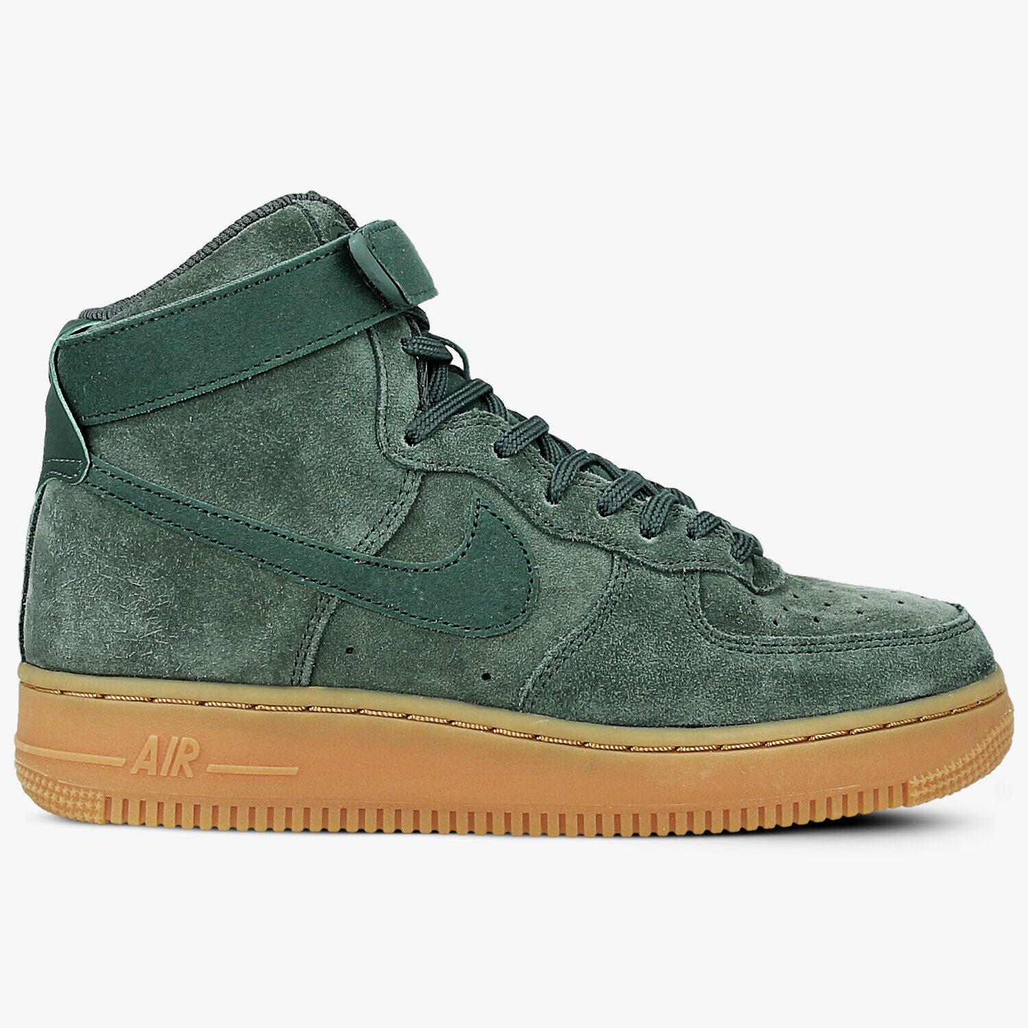 Buty sneakersy damskie NIKE WMNS AIR FORCE 1 HI SE 860544-301 ZIELONY
