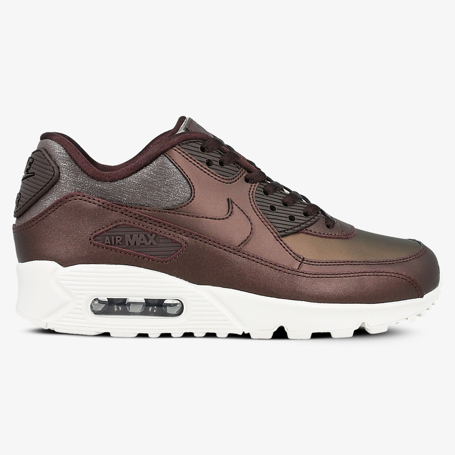 Buty sneakersy damskie NIKE WMNS AIR MAX 90 PRM 896497-903 BORDOWY