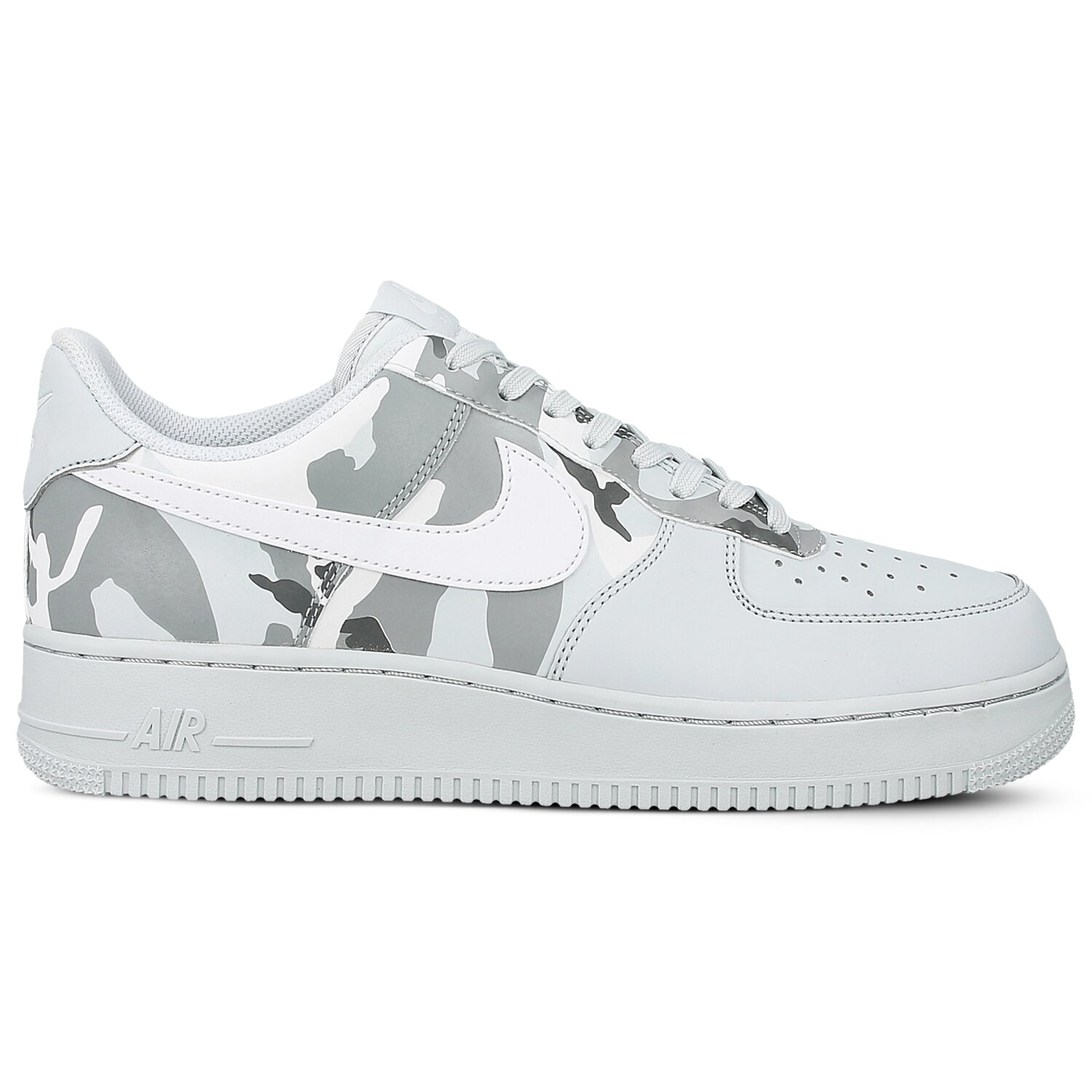 Buty sneakersy męskie NIKE AIR FORCE 1 '07 LV8 823511009 SZARY