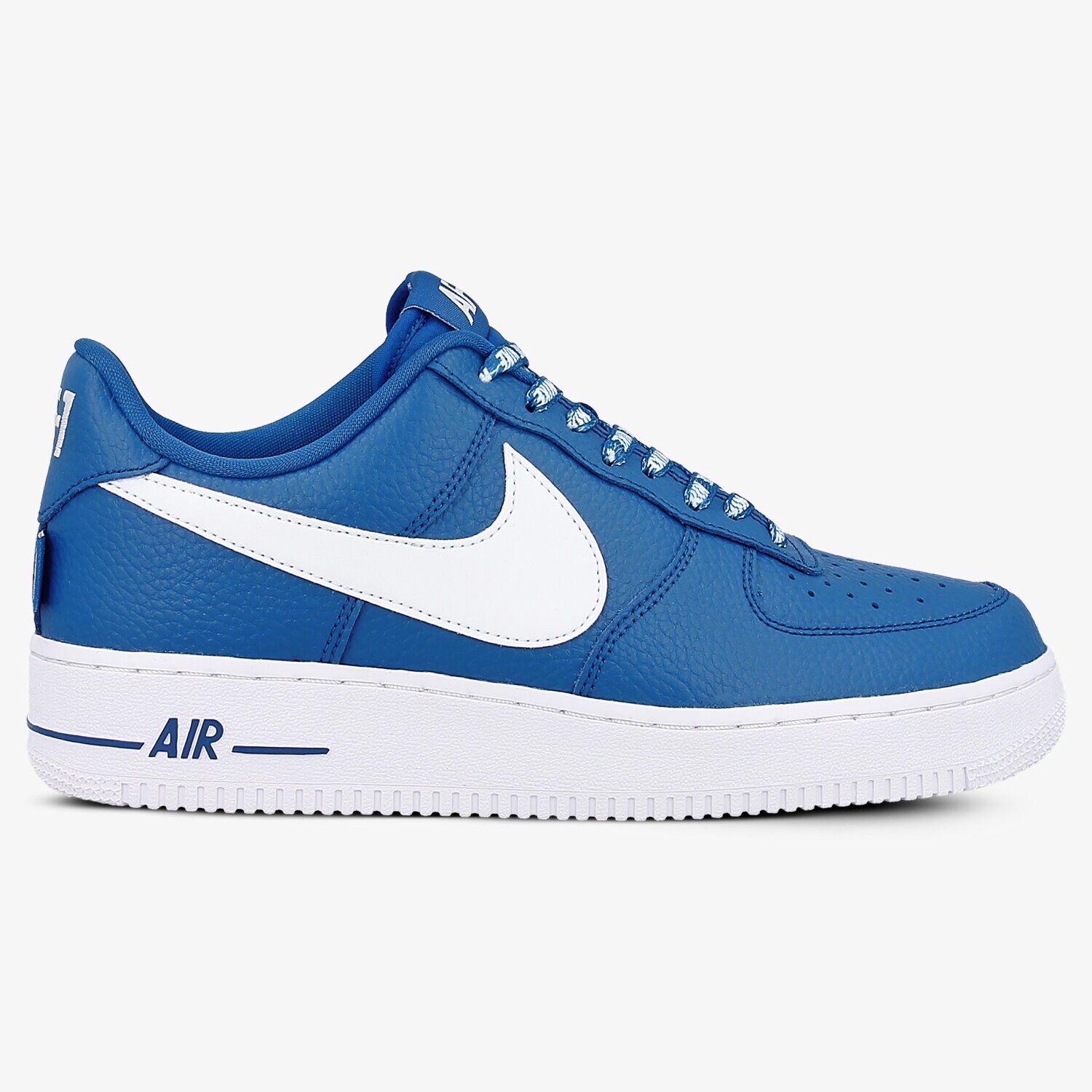 Buty sneakersy męskie NIKE AIR FORCE 1 '07 LV8 823511405 NIEBIESKI