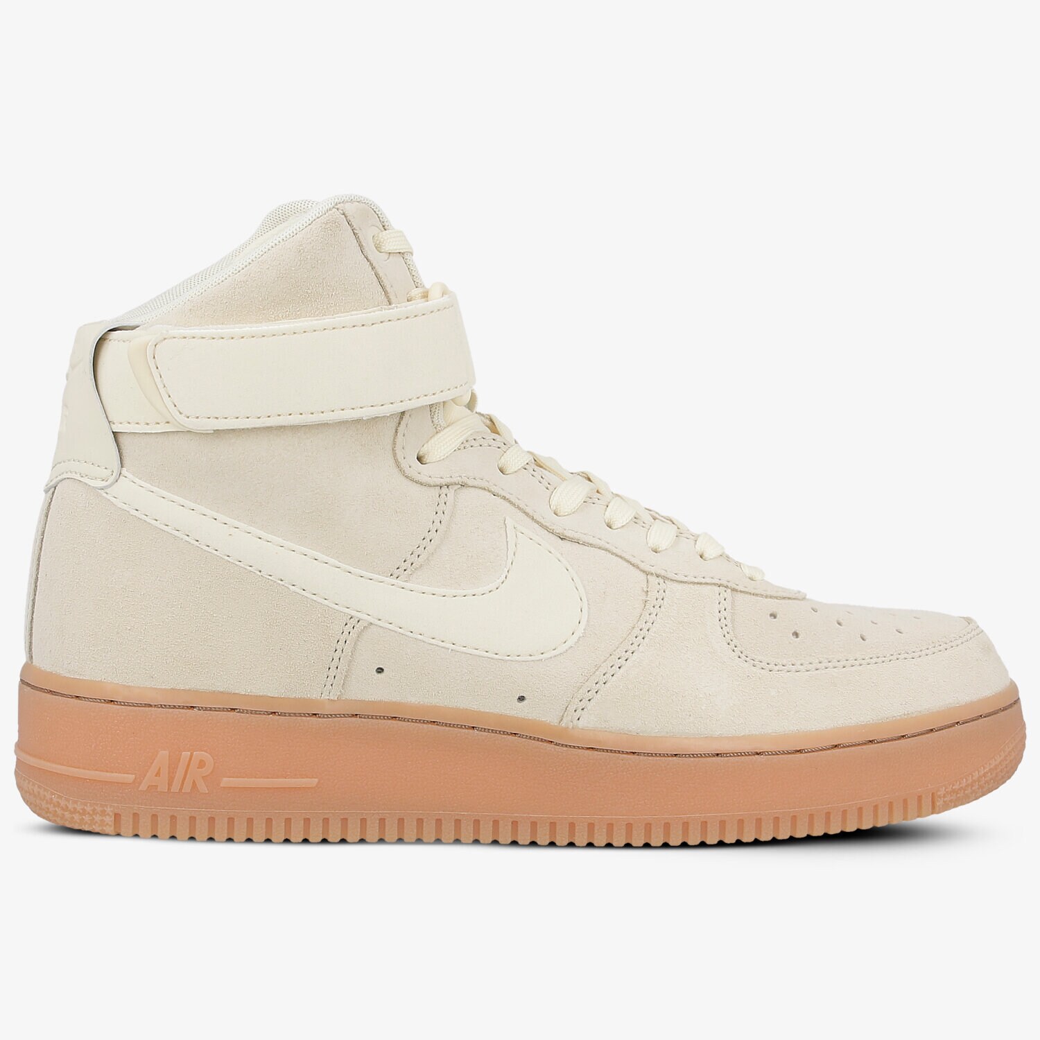 Buty sneakersy męskie NIKE AIR FORCE 1 HIGH '07 LV8 SUEDE AA1118100 BIAŁY