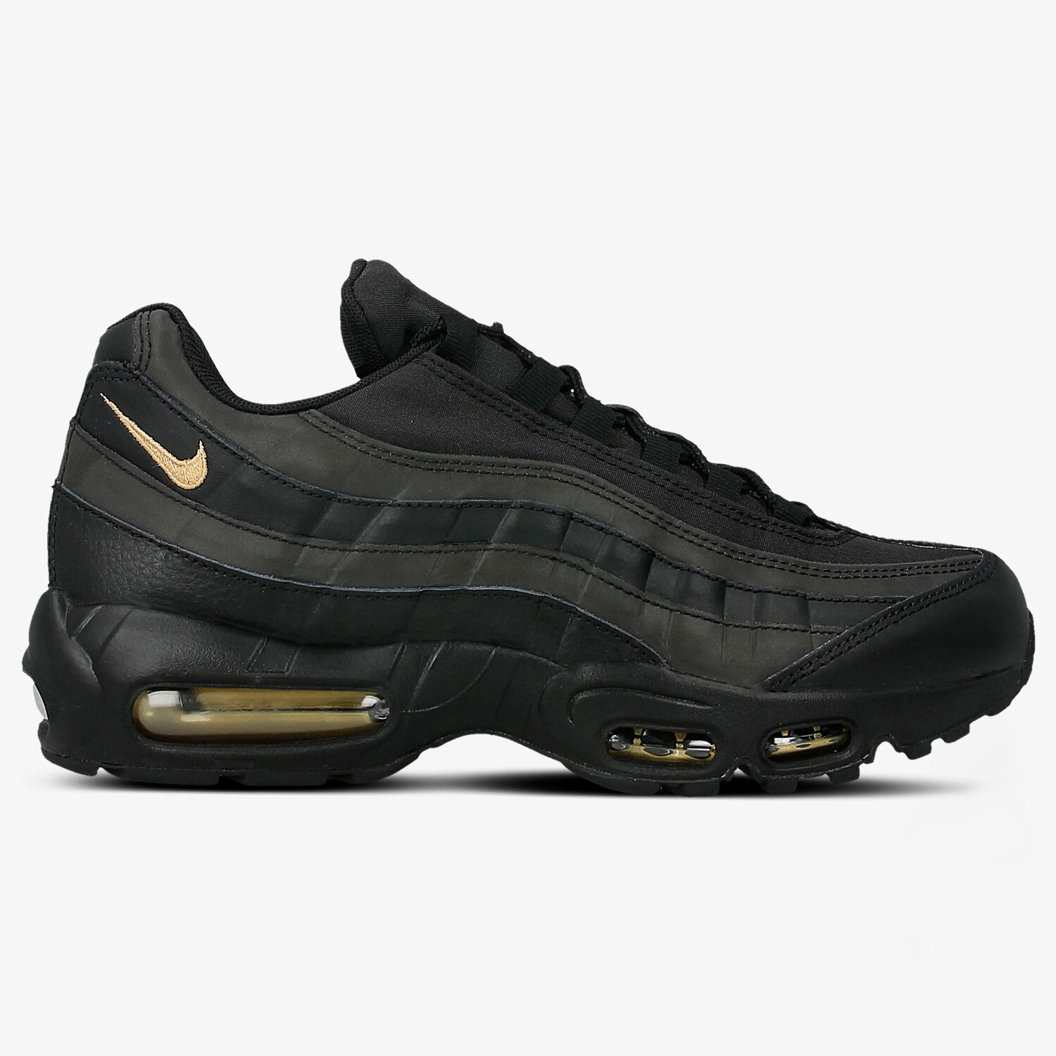 Buty sneakersy męskie NIKE AIR MAX 95 PREMIUM SE 924478003 CZARNY