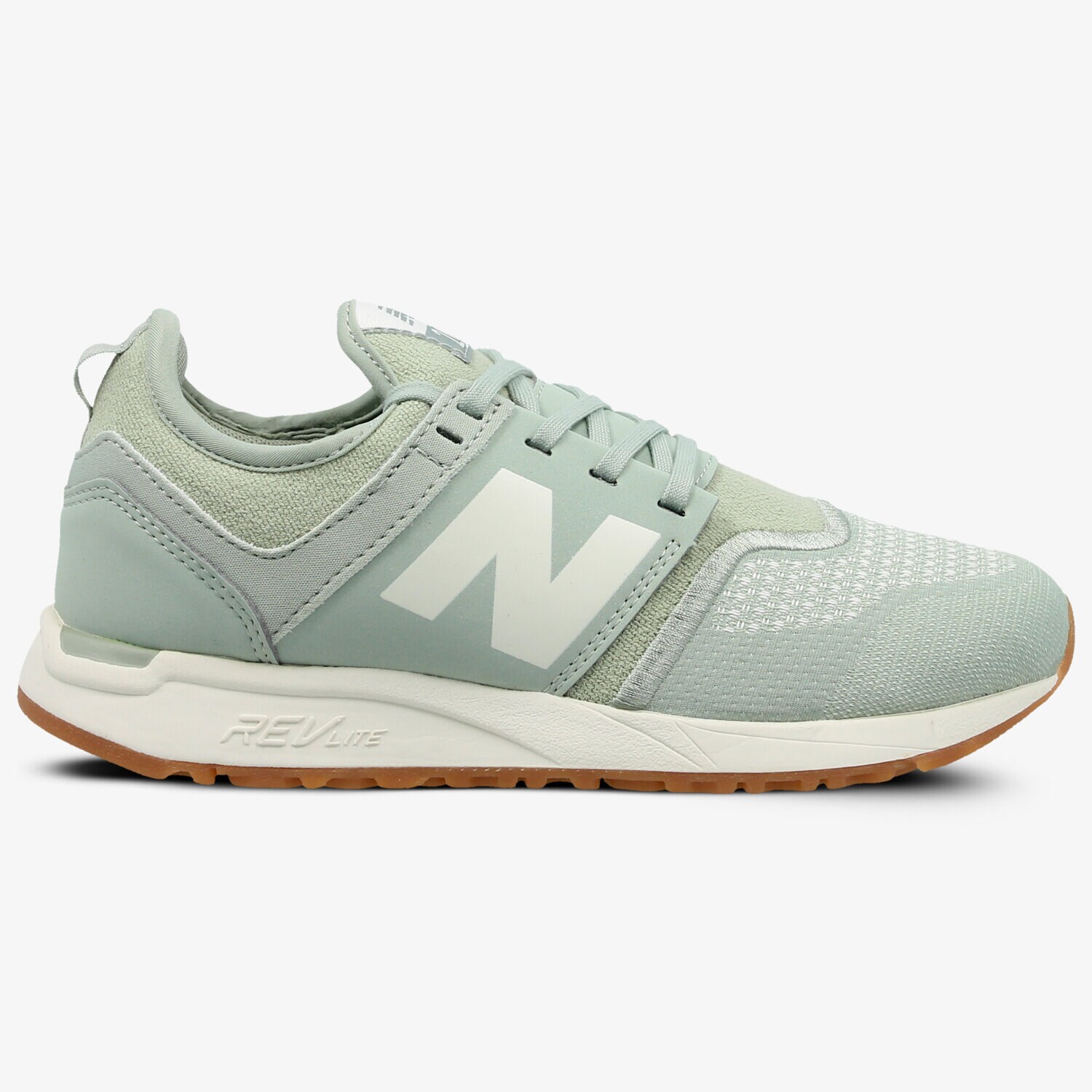 Buty sneakersy damskie NEW BALANCE WRL247TC WRL247TC ZIELONY