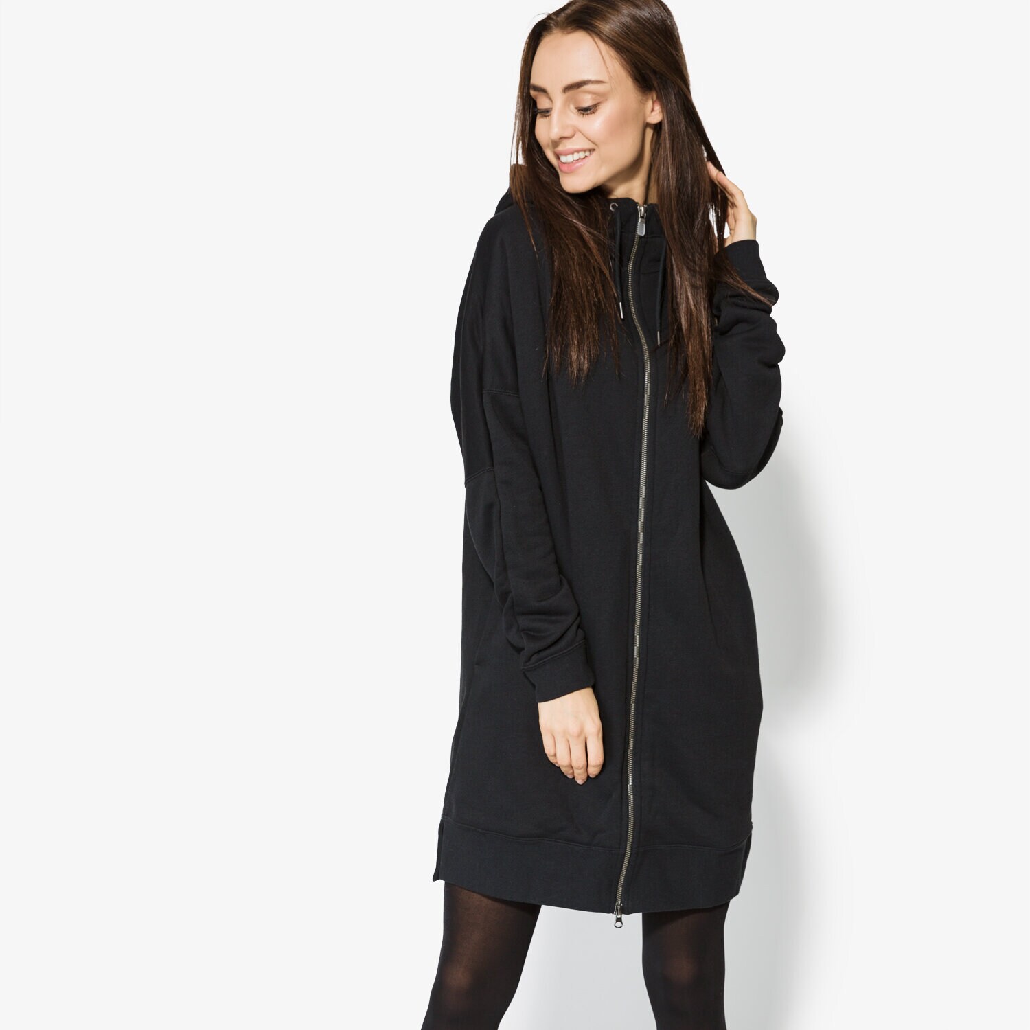Bluza damska NIKE BLUZA W NSW MODERN HOODIE FZ 857382010 CZARNY