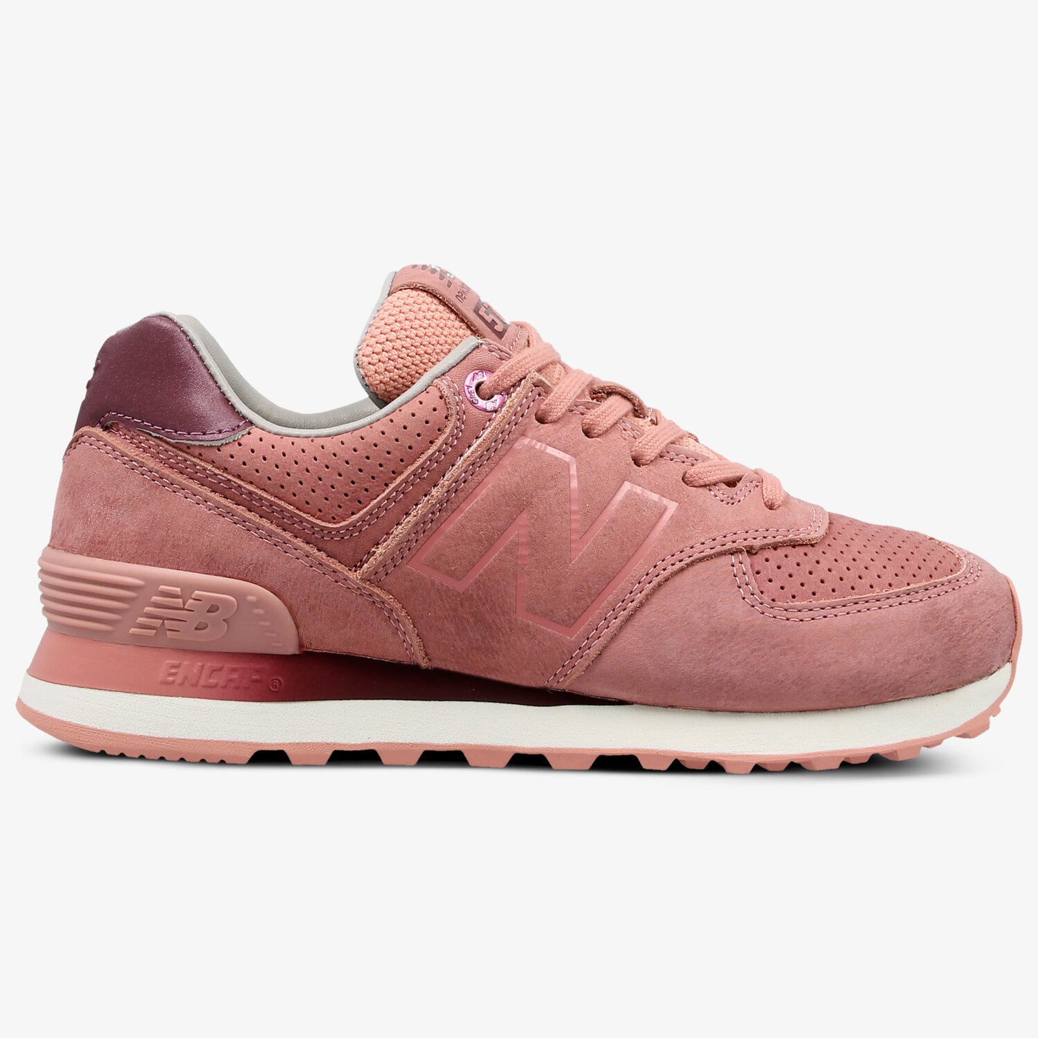 Buty sneakersy damskie NEW BALANCE WL574GRY DUSTED PEACH WL574GRY RÓŻOWY