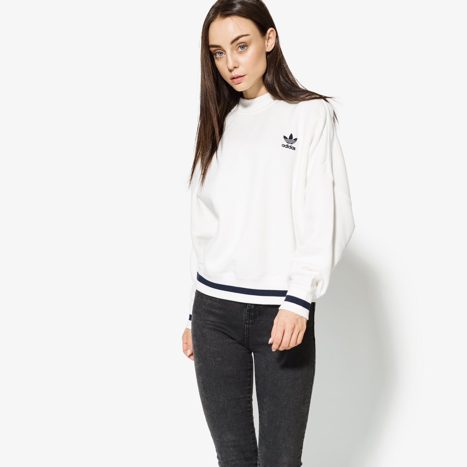 Bluza damska ADIDAS BLUZA SWEATER BS4276 BIAŁY
