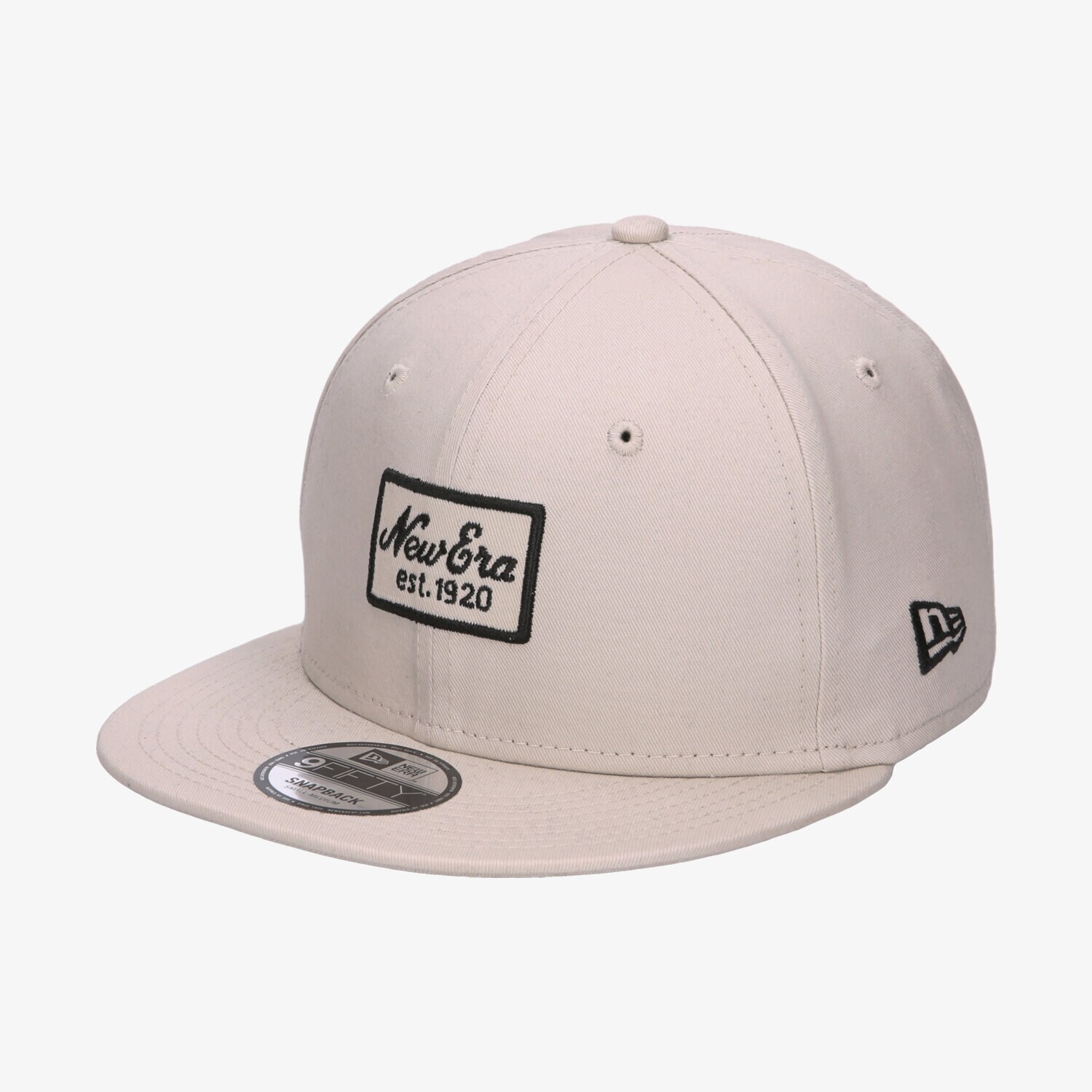 Czapka z daszkiem męska NEW ERA CZAPKA NE SCRIPT PATCH 9FIFTY NONE STN 80581022 BEŻOWY