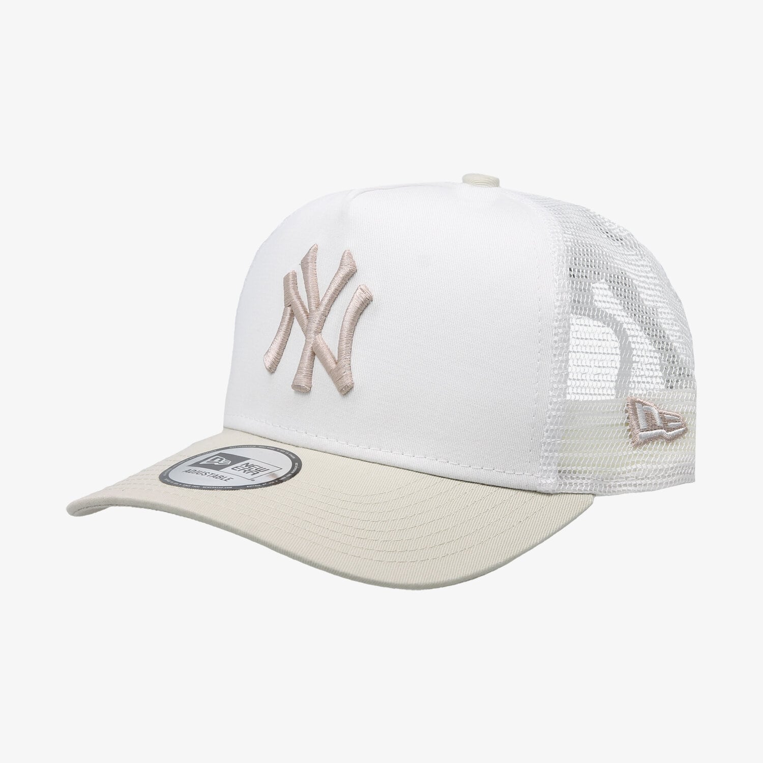 Czapka z daszkiem męska NEW ERA CZAPKA ESSENTIAL TRUCKER NY YANKEES NEW YORK YANKEES 80581002 BIAŁY