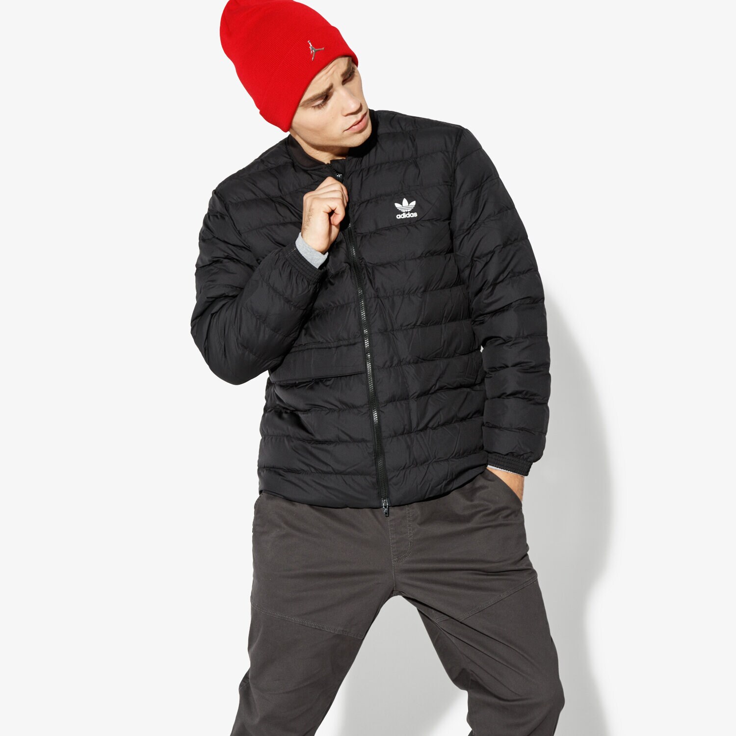 Kurtka zimowa męska ADIDAS KURTKA SST OUTDOOR WINTER DJ3191 CZARNY