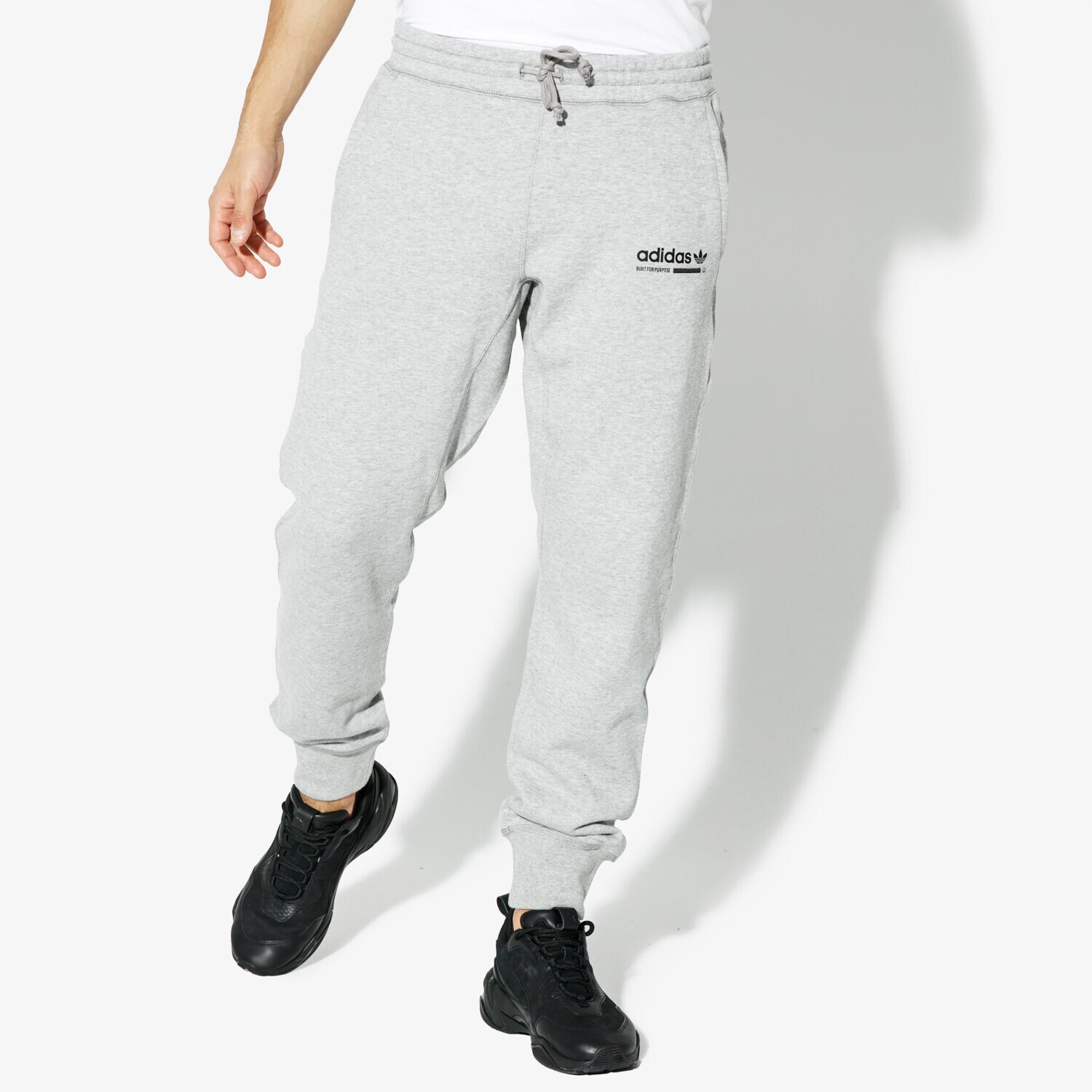Spodnie sportowe męskie ADIDAS SPODNIE KAVAL SWEATPANT ORIGINALS CORE DH4980 SZARY