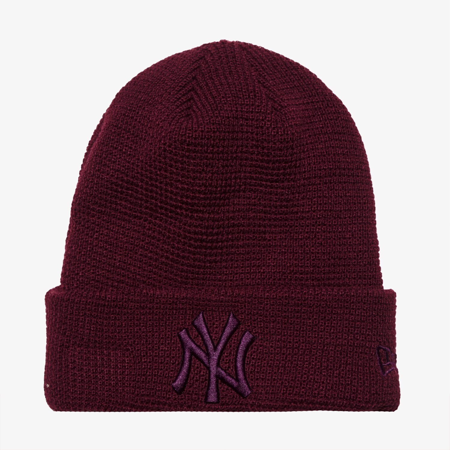 Czapka zimowa dla dzieci NEW ERA CZAPKA ZIMOWA WAFFLE KNIT ESS NY YANKEES KNIT ESS NY 80524590 BORDOWY