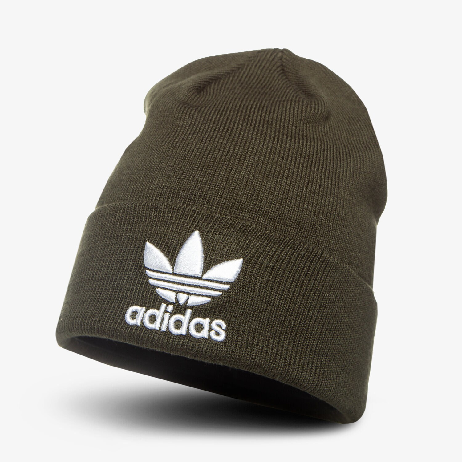 Czapka zimowa dla dzieci ADIDAS CZAPKA ZIMOWA TREFOIL BEANIE DH4298 KHAKI
