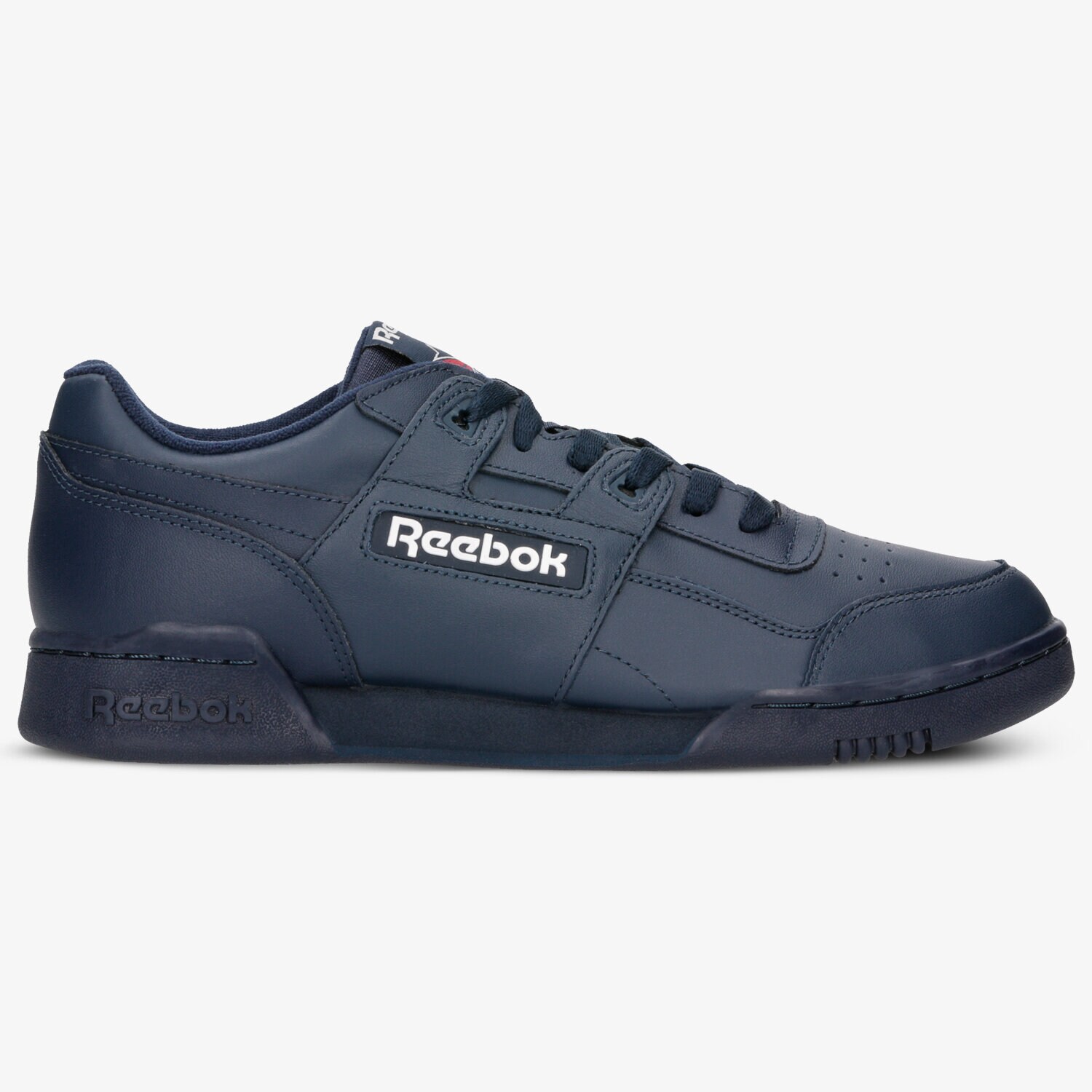 Buty sneakersy męskie REEBOK WORKOUT PLUS DV4898 GRANATOWY