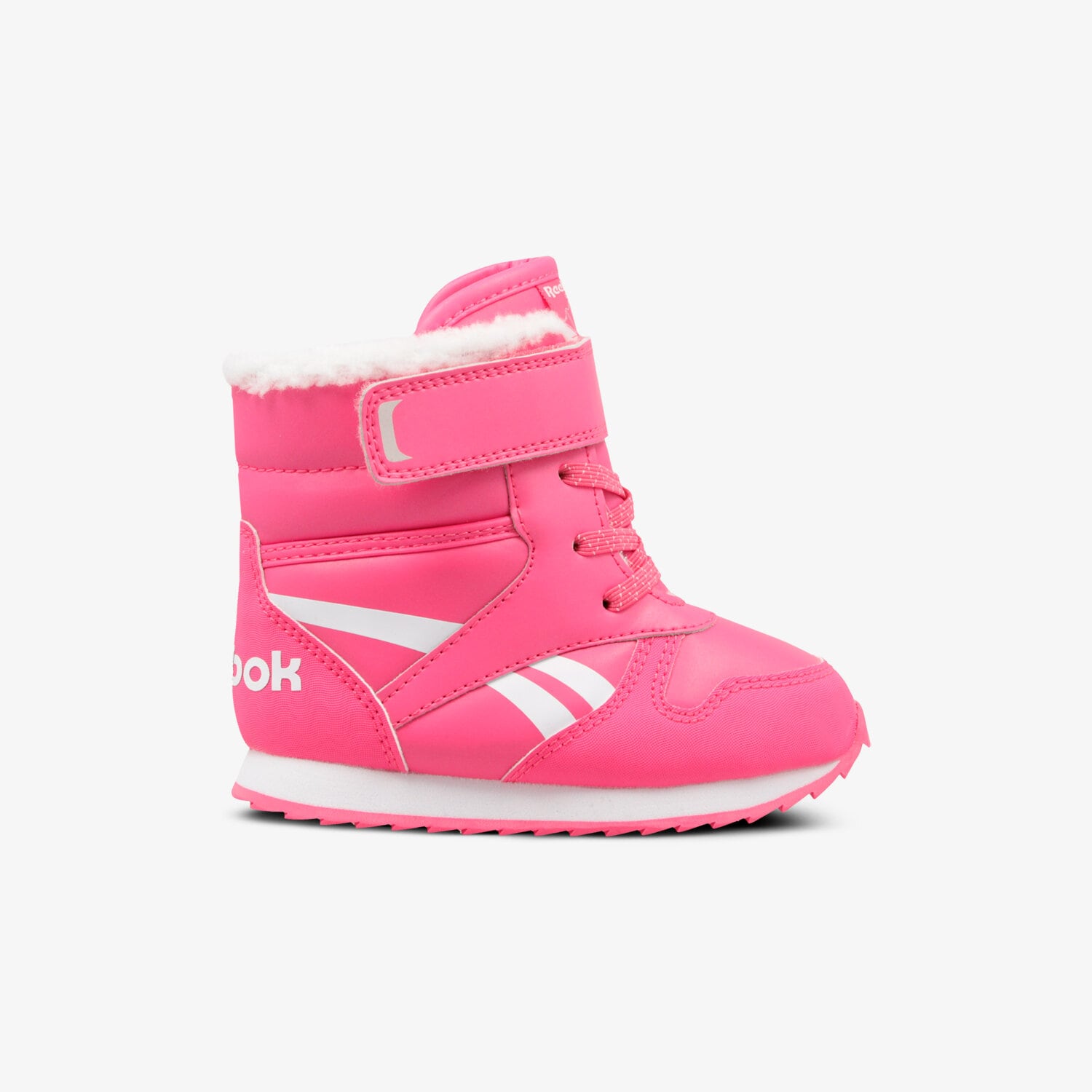 Buty zimowe, trekkingowe, outdoor dla dzieci REEBOK CL SNOW JOGGER CN4631 RÓŻOWY