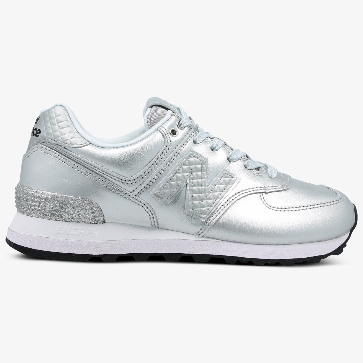 Buty sneakersy damskie NEW BALANCE WL574NRI WL574NRI SREBRNY