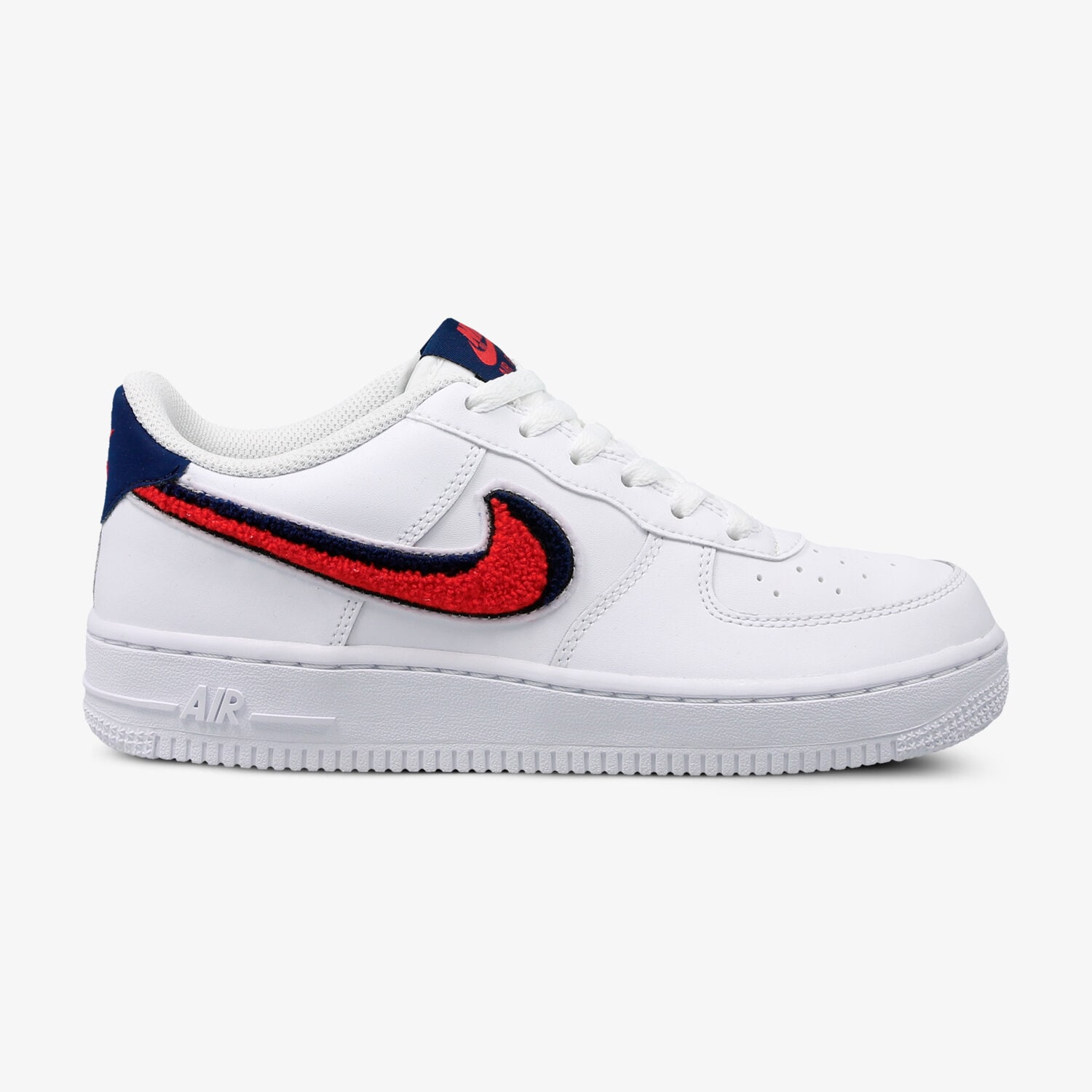 Buty sneakersy dla dzieci NIKE AIR FORCE 1 LV8 (GS) AO3620-101 BIAŁY