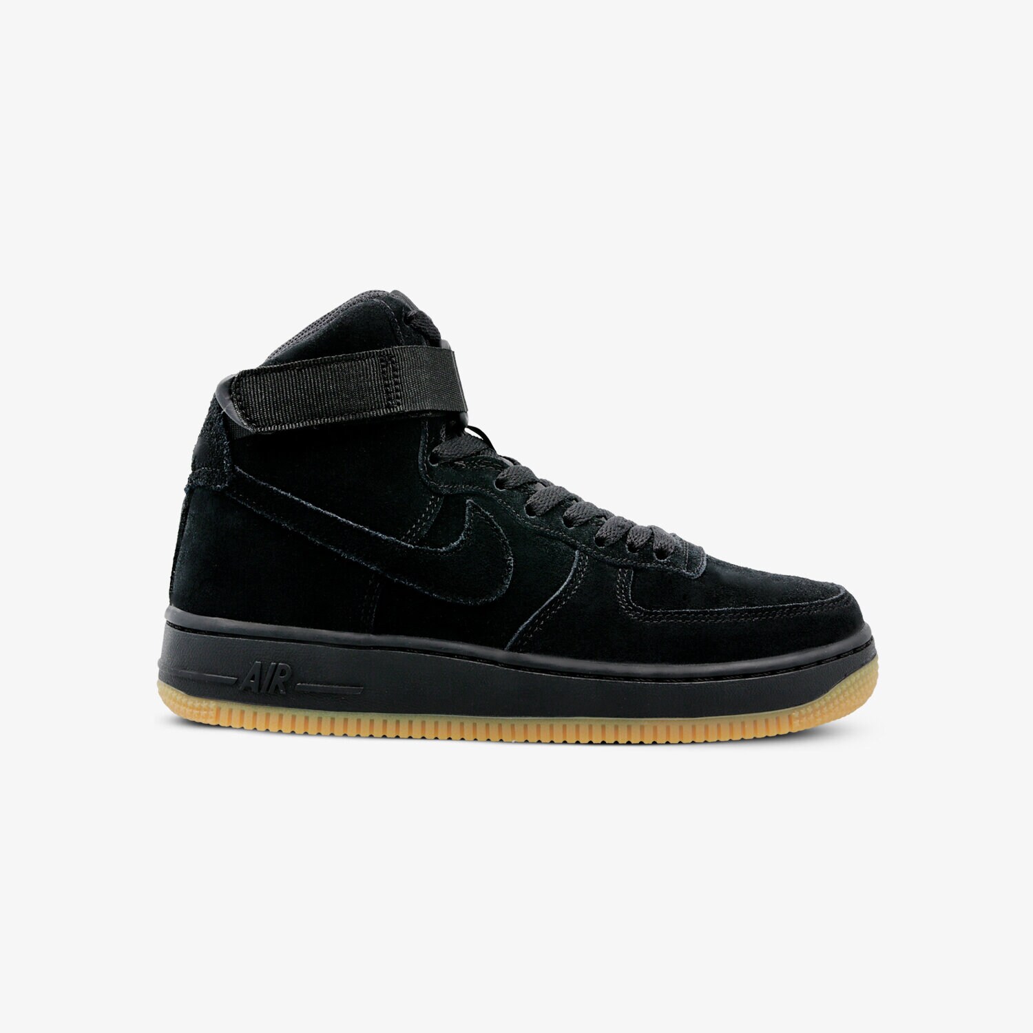 Buty zimowe, trekkingowe, outdoor dla dzieci NIKE AIR FORCE 1 HIGH LV8 (GS) 807617-002 CZARNY