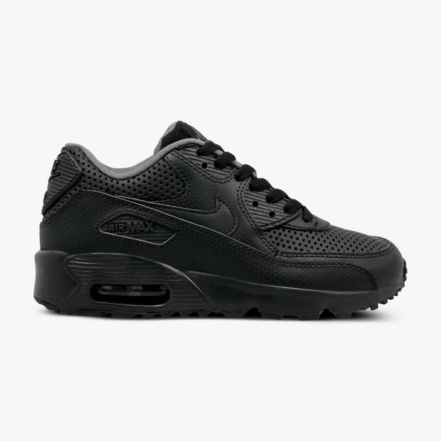 Buty sneakersy dla dzieci NIKE AIR MAX 90 SE LTR (GS) 859560-003 CZARNY