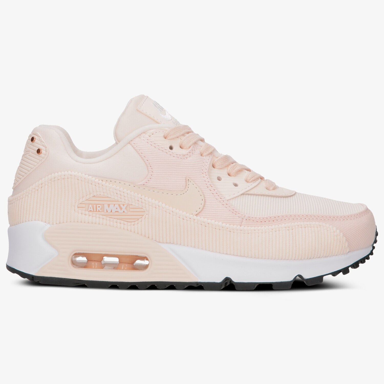 Buty sneakersy damskie NIKE W AIR MAX 90 LEA 921304-800 RÓŻOWY