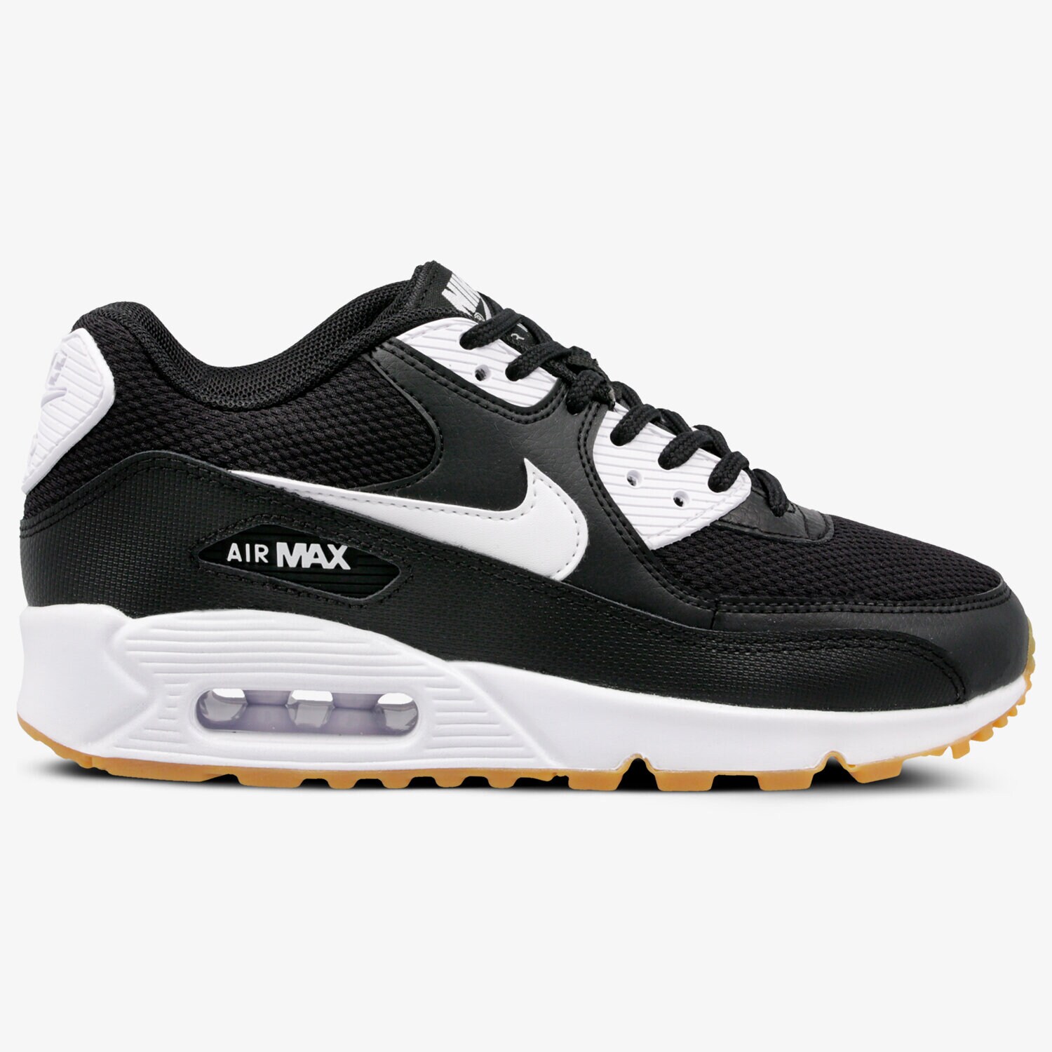 Buty sneakersy damskie NIKE WMNS AIR MAX 90 325213-055 CZARNY
