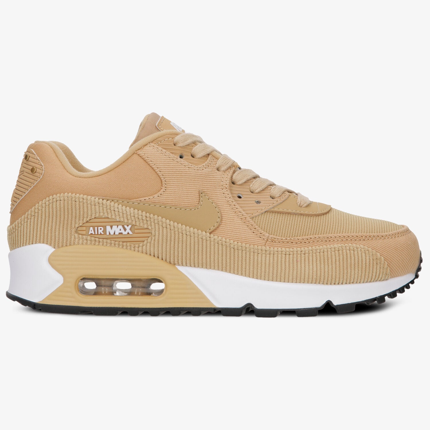 Buty sneakersy damskie NIKE W AIR MAX 90 LEA 921304-200 BEŻOWY