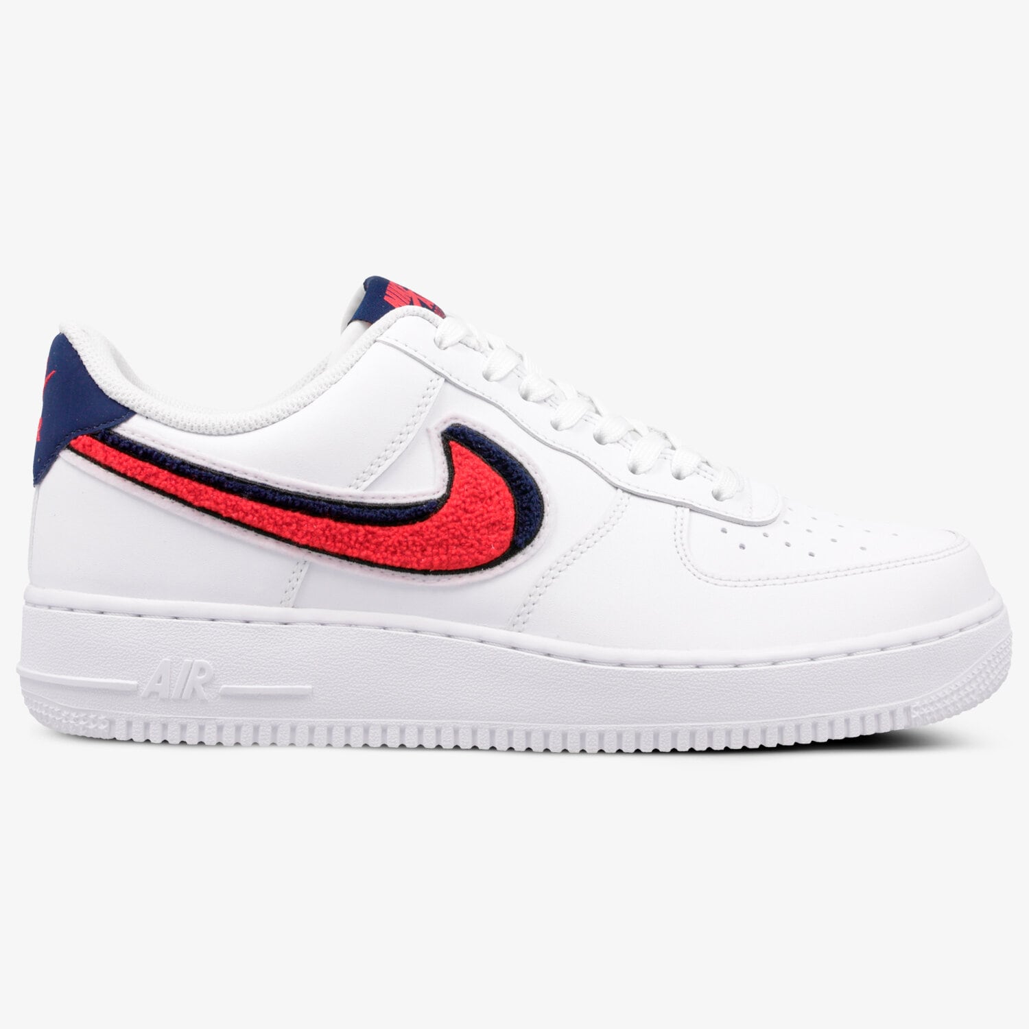 Buty sneakersy męskie NIKE AIR FORCE 1 '07 LV8 823511-106 BIAŁY