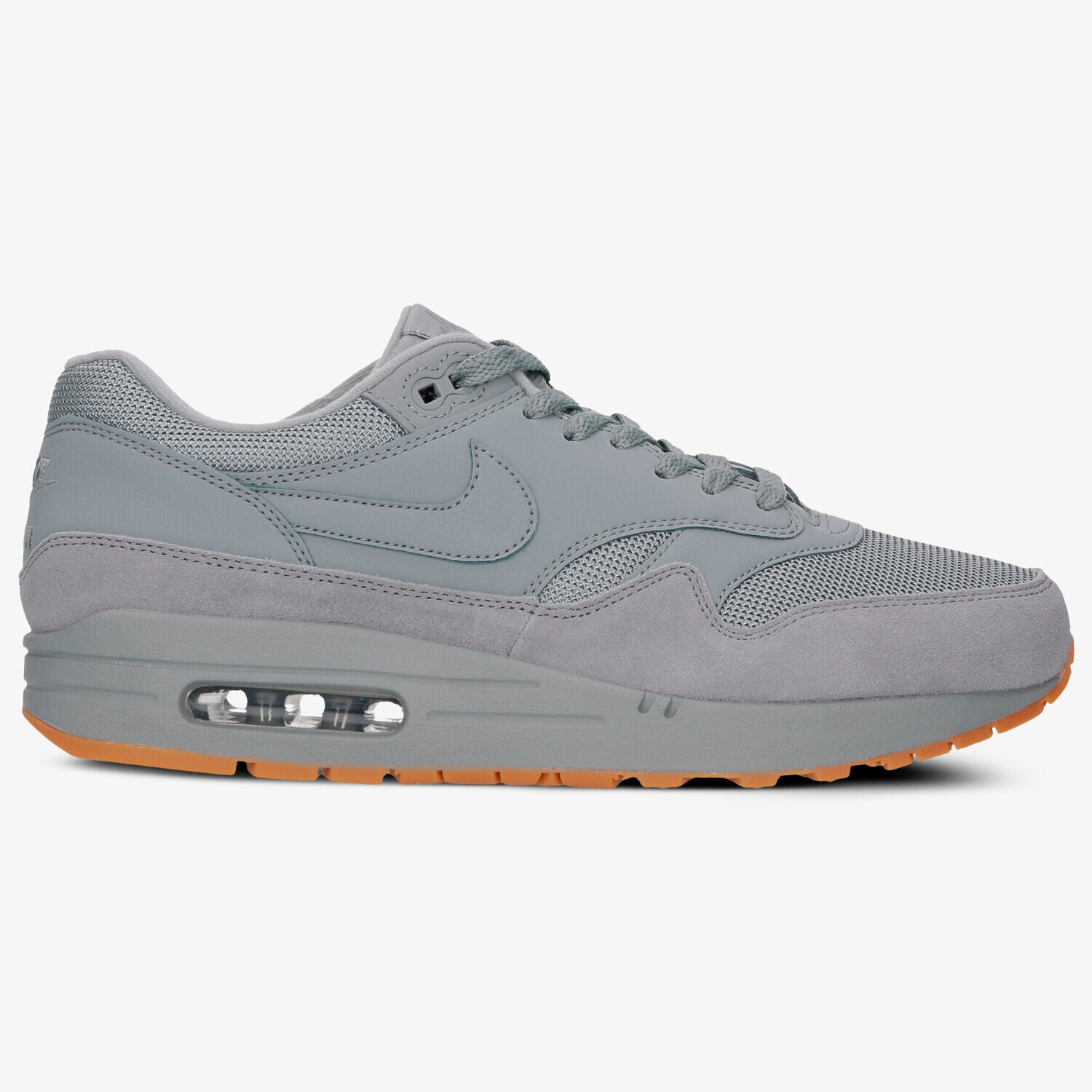 Buty sneakersy męskie NIKE AIR MAX 1 AH8145005 SZARY