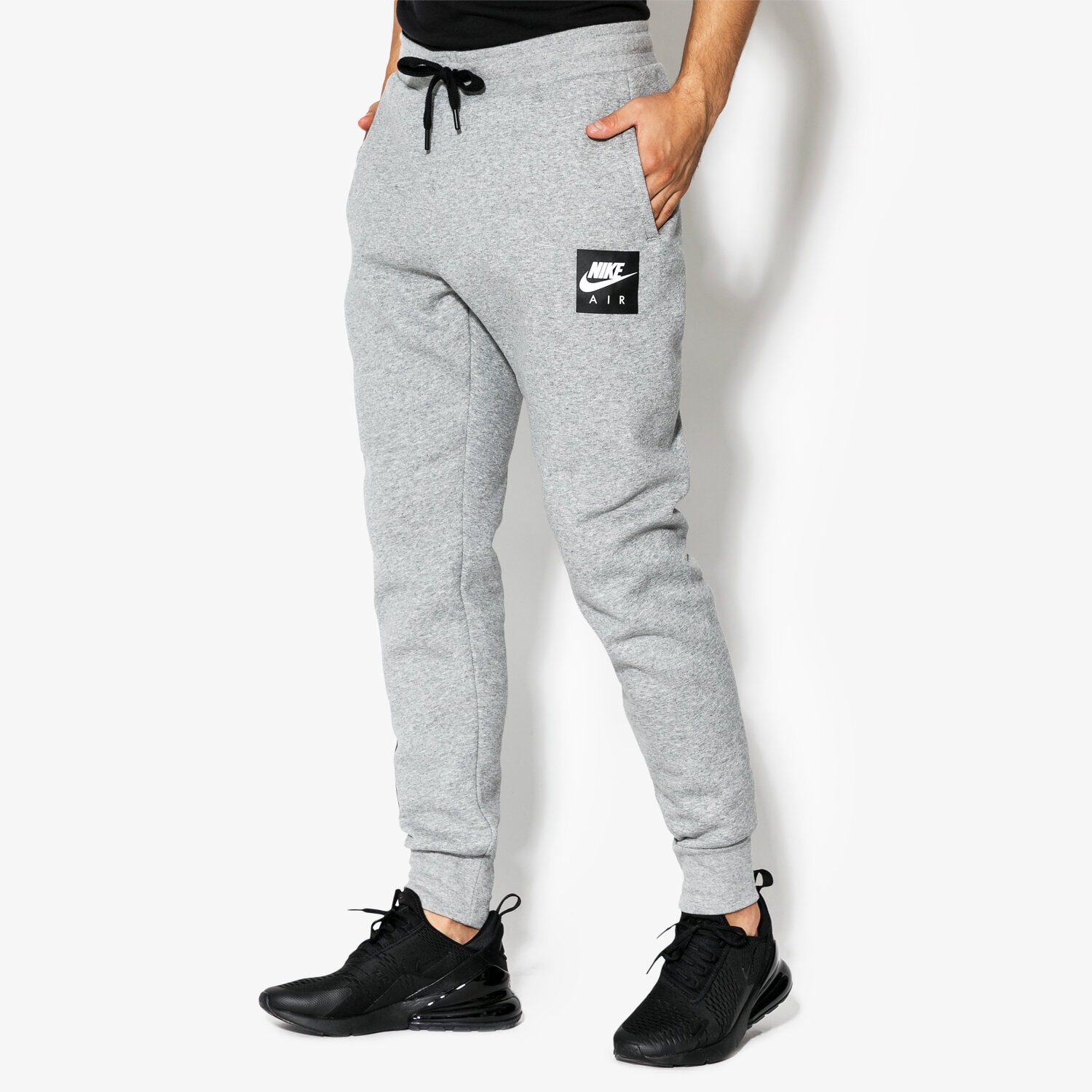 NIKE SPODNIE M NSW PANT FLC NIKE AIR 928637 063 SZARY M skie Spodnie w Sizeer
