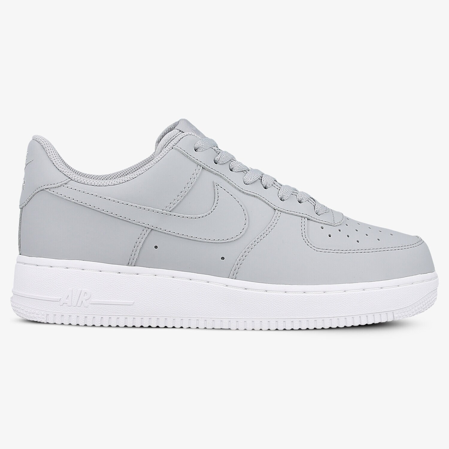 Buty sneakersy męskie NIKE AIR FORCE 1 '07 AA4083-010 SZARY