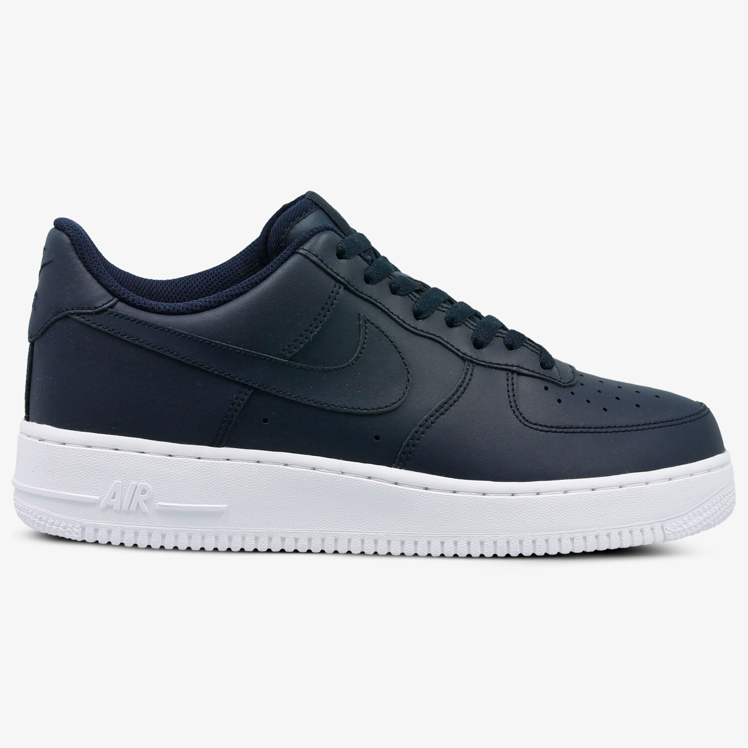 Buty sneakersy męskie NIKE AIR FORCE 1 '07 AA4083-400 GRANATOWY