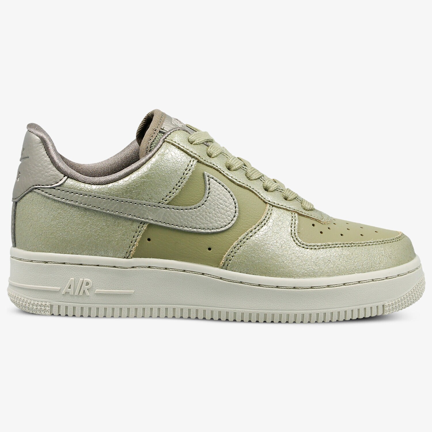 Buty sneakersy damskie NIKE W AIR FORCE 1 '07 PRM 896185200 KHAKI