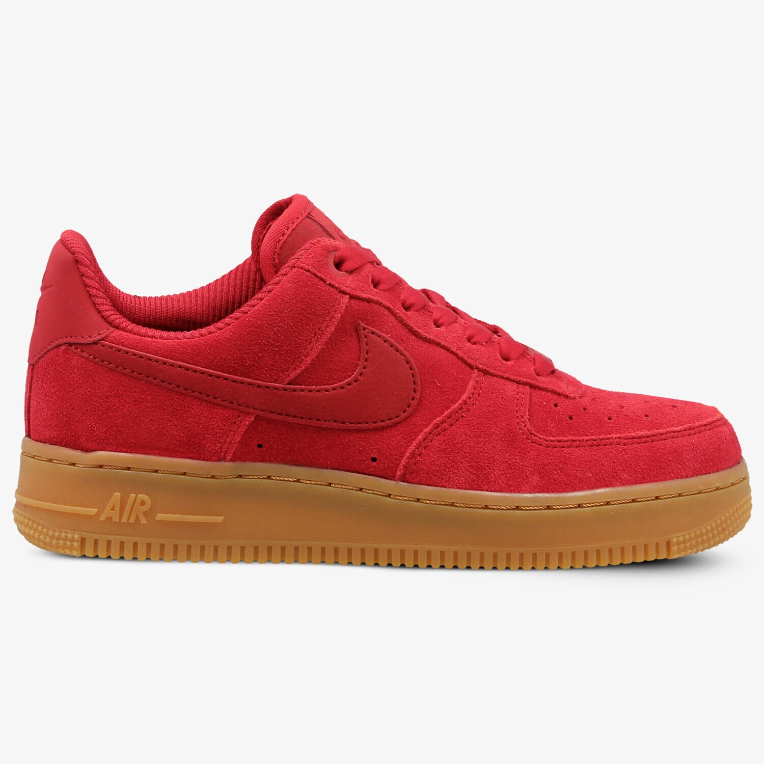 Buty sneakersy damskie NIKE W AIR FORCE 1 '07 SE 896184601 CZERWONY
