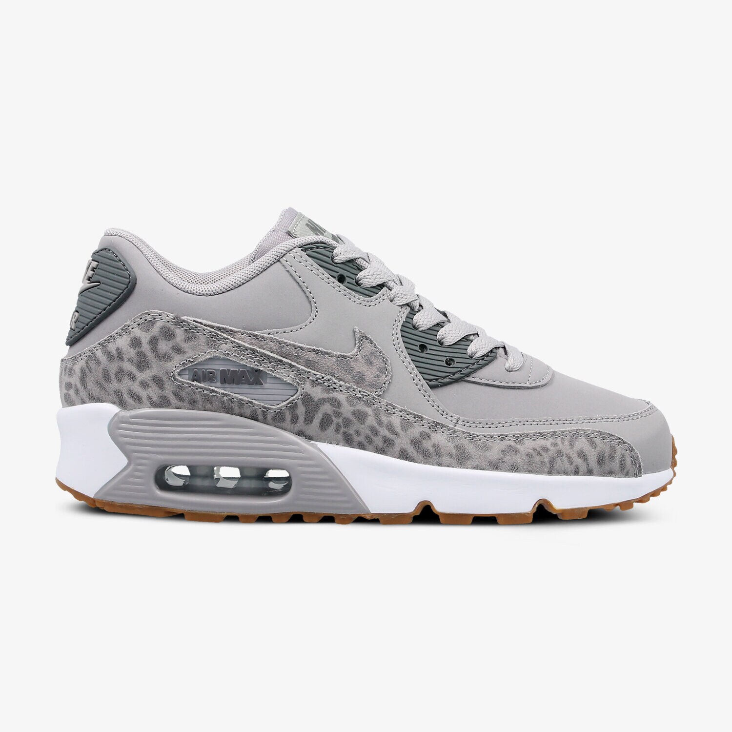 Buty sneakersy dla dzieci NIKE AIR MAX 90 LTR SE GG 897987-004 SZARY