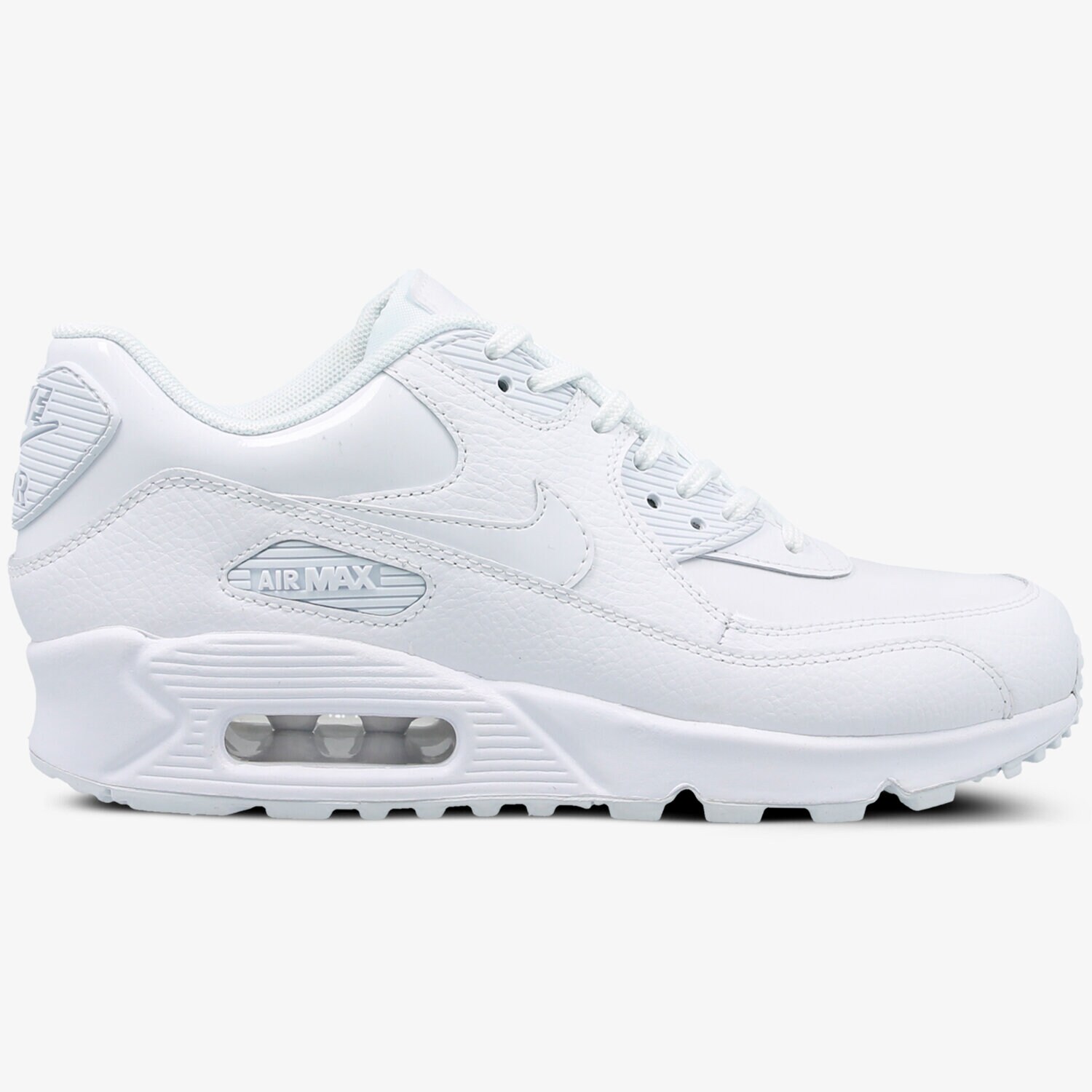 Buty sneakersy damskie NIKE WMNS AIR MAX 90 LEA 921304101 BIAŁY
