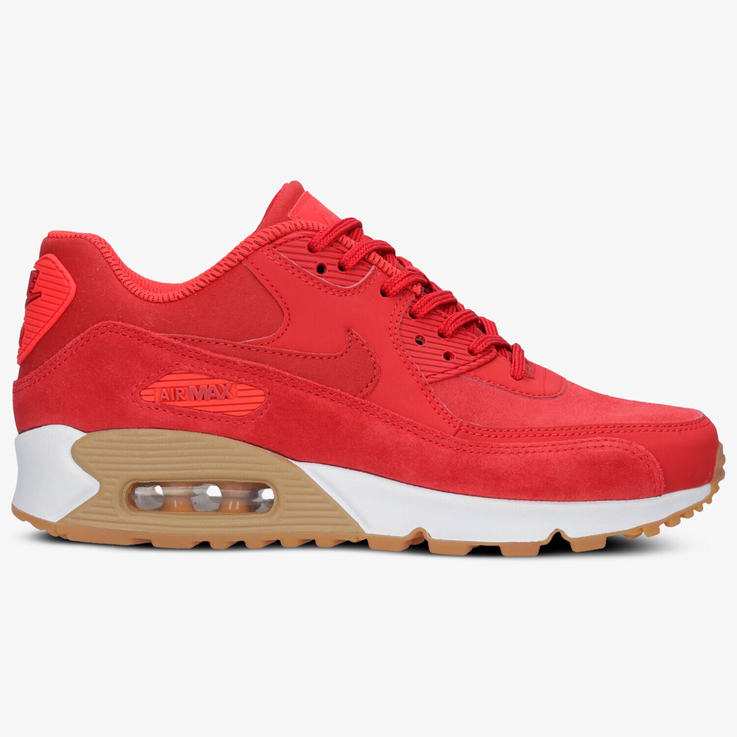 Buty sneakersy damskie NIKE WMNS AIR MAX 90 SE 881105602 CZERWONY