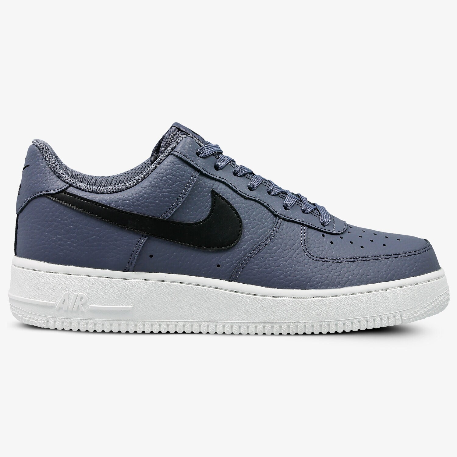 Buty sneakersy męskie NIKE AIR FORCE 1 '07 AA4083006 GRANATOWY