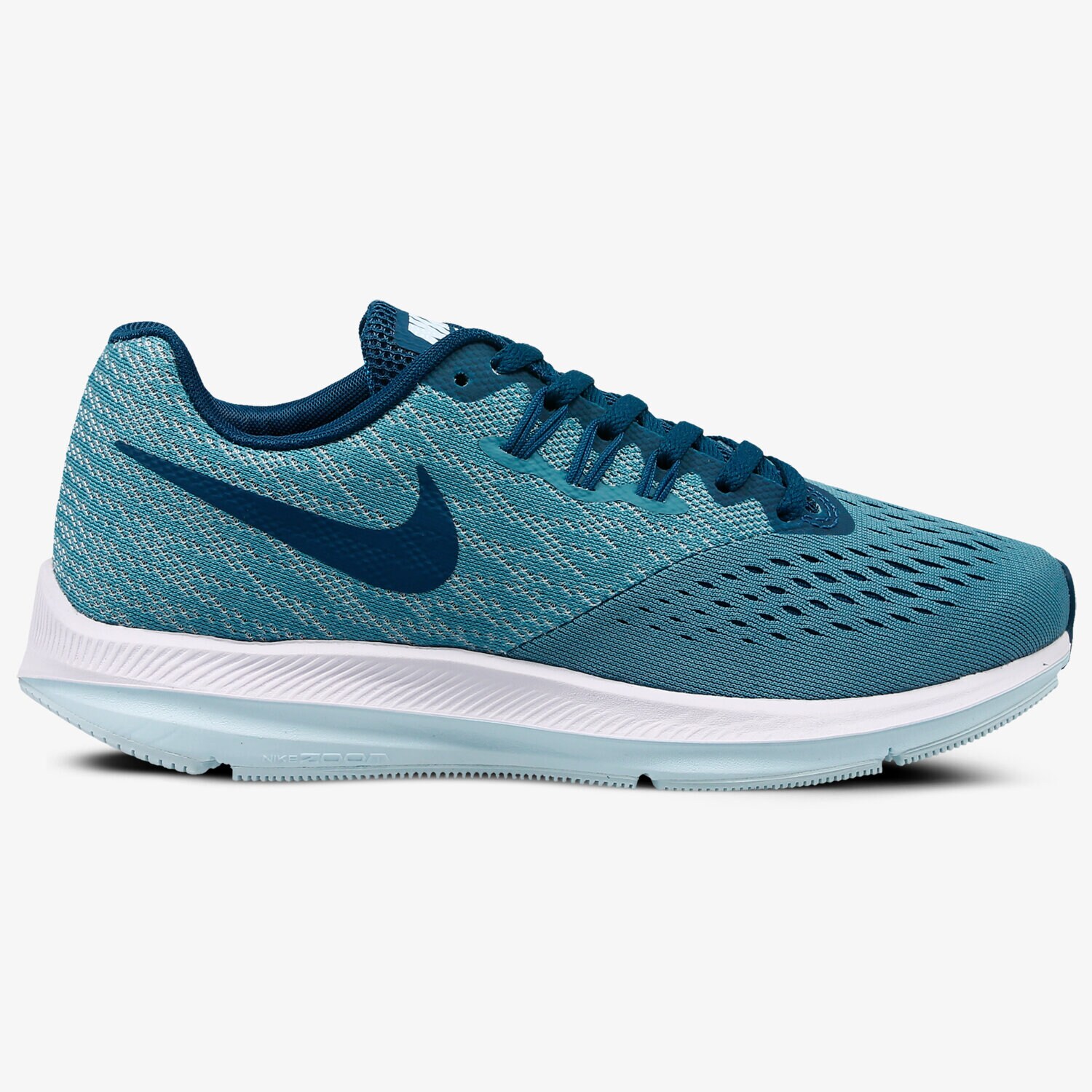 Buty sneakersy damskie NIKE WMNS NIKE ZOOM WINFLO 4 898485-403 NIEBIESKI