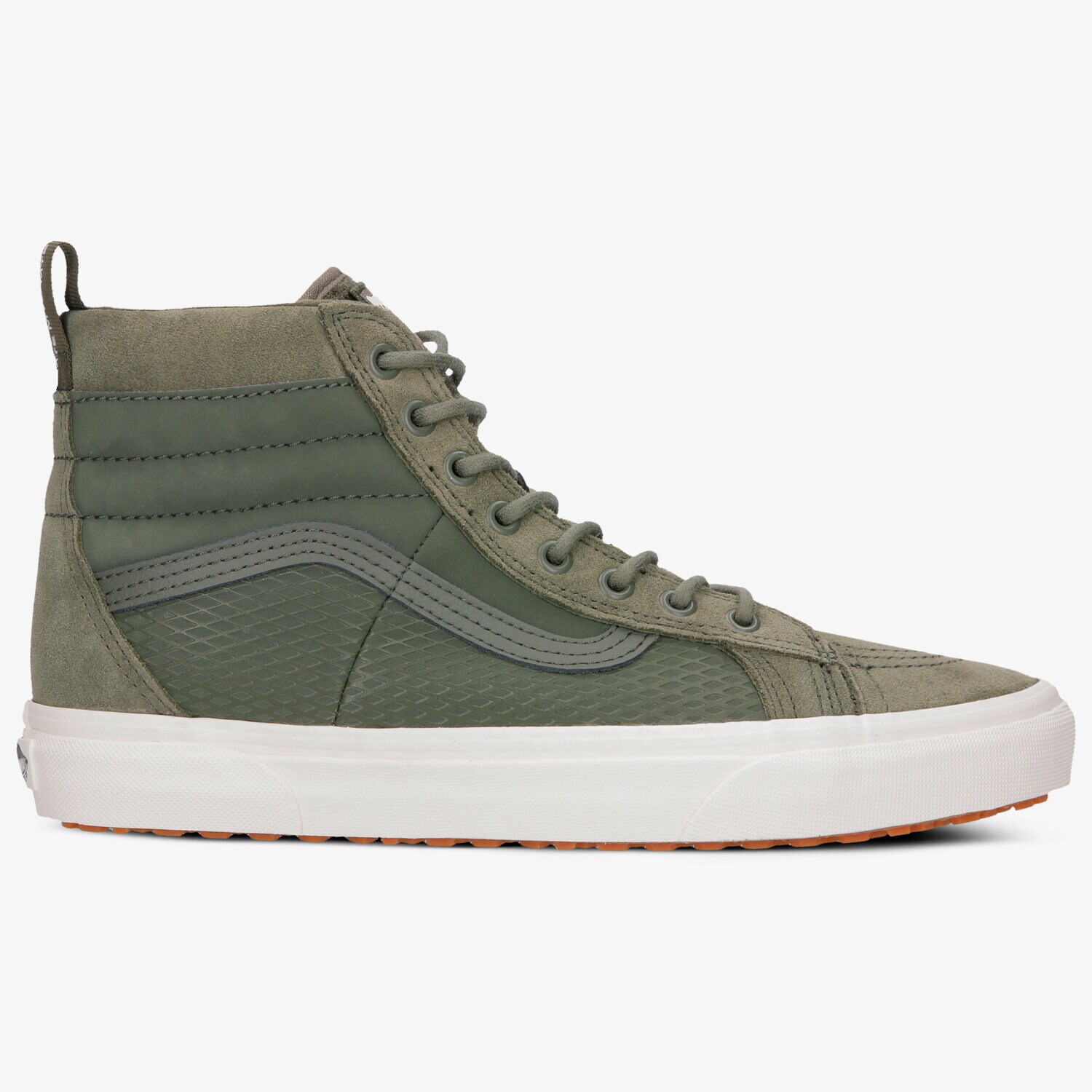 Buty sneakersy męskie VANS UA SK8-HI 46 MTE DX VA3DQ5UBV ZIELONY