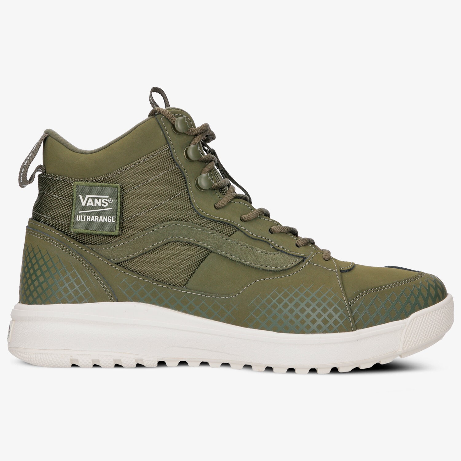 Buty sneakersy męskie VANS UA ULTRARANGE HI DX ZPR VA3TKYUDM ZIELONY