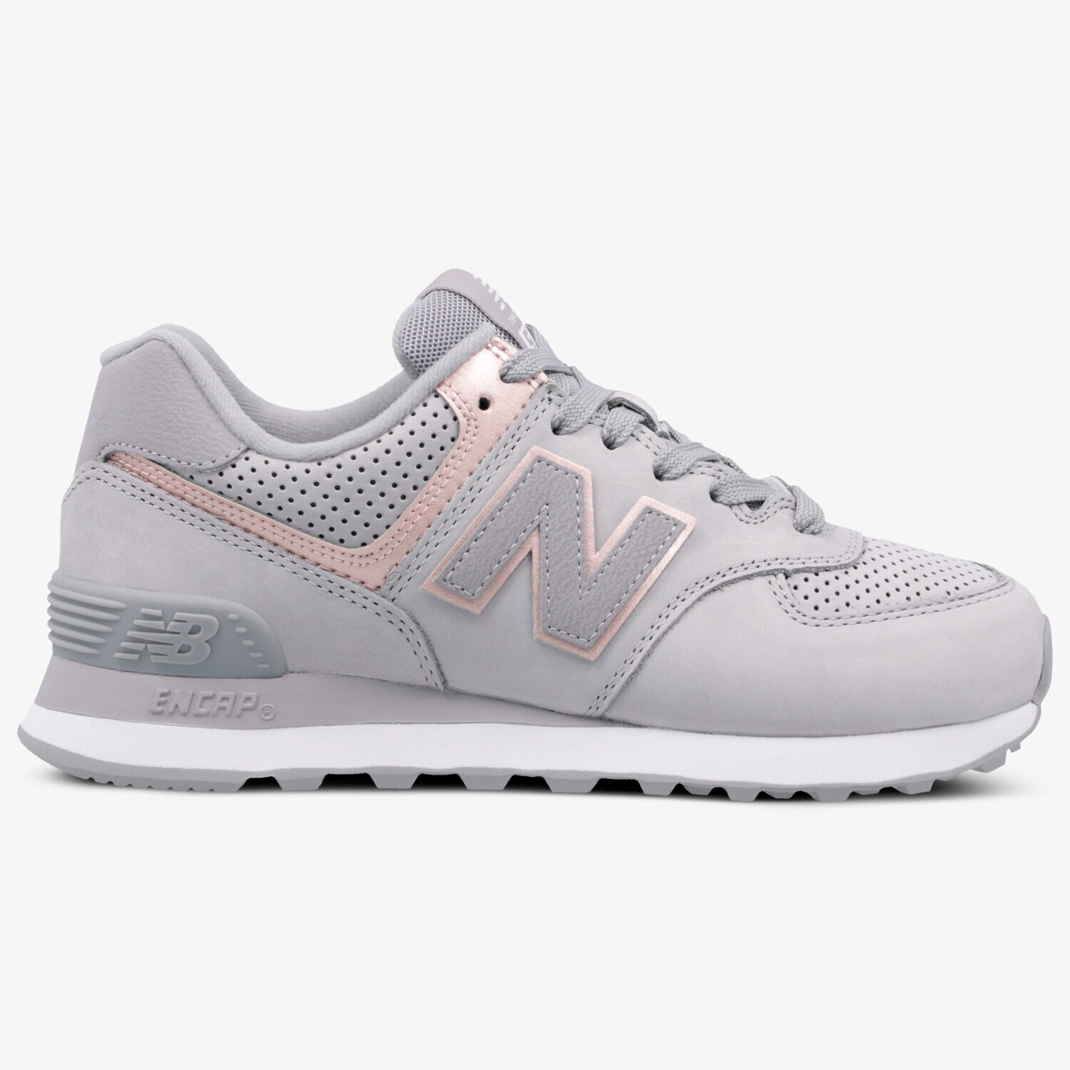 Buty sneakersy damskie NEW BALANCE WL574NBN WL574NBN SZARY