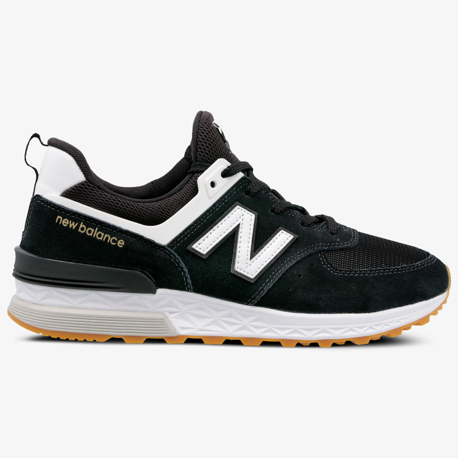 Buty sneakersy męskie NEW BALANCE MS574FCB MS574FCB CZARNY