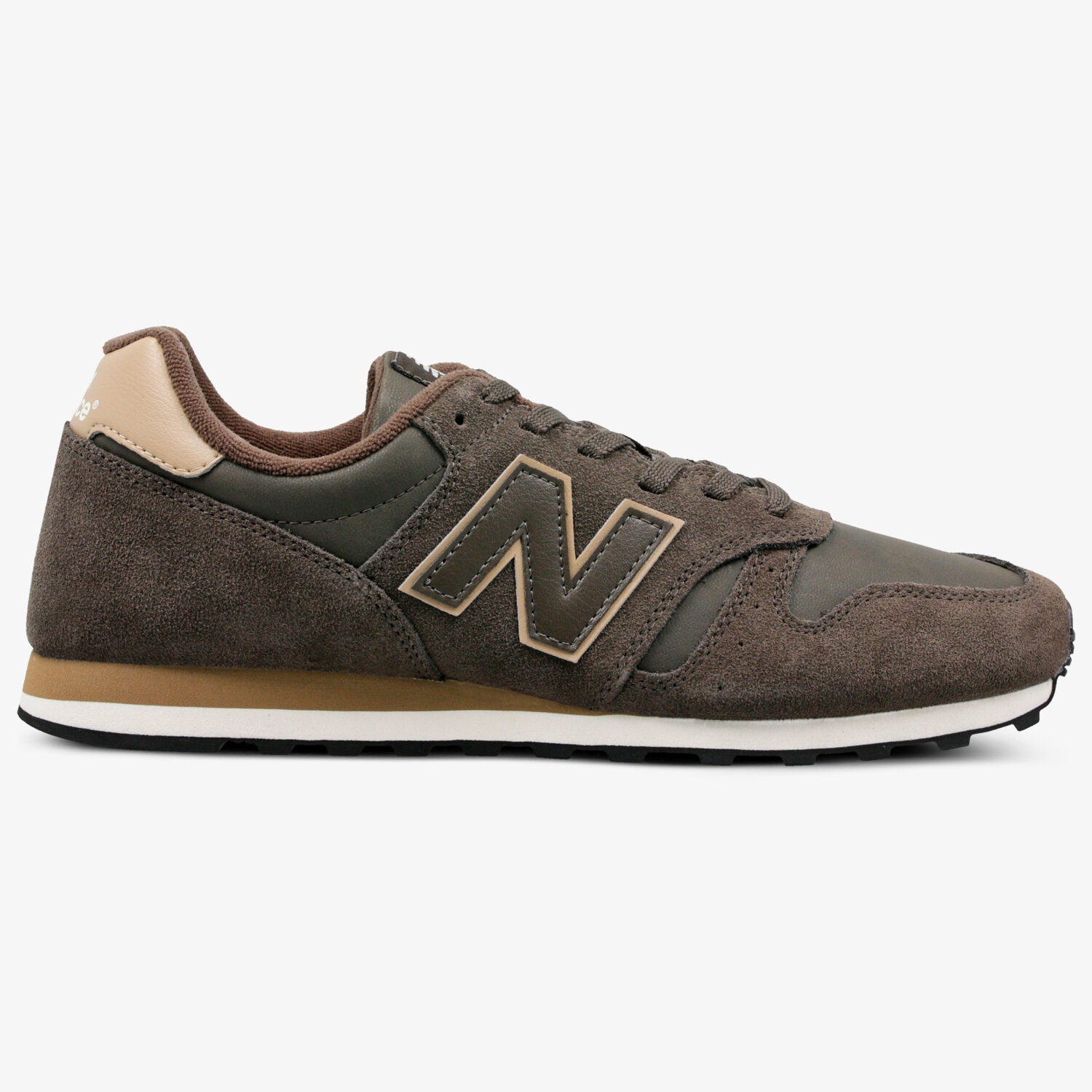 Buty sneakersy męskie NEW BALANCE ML373BRT ML373BRT BRĄZOWY