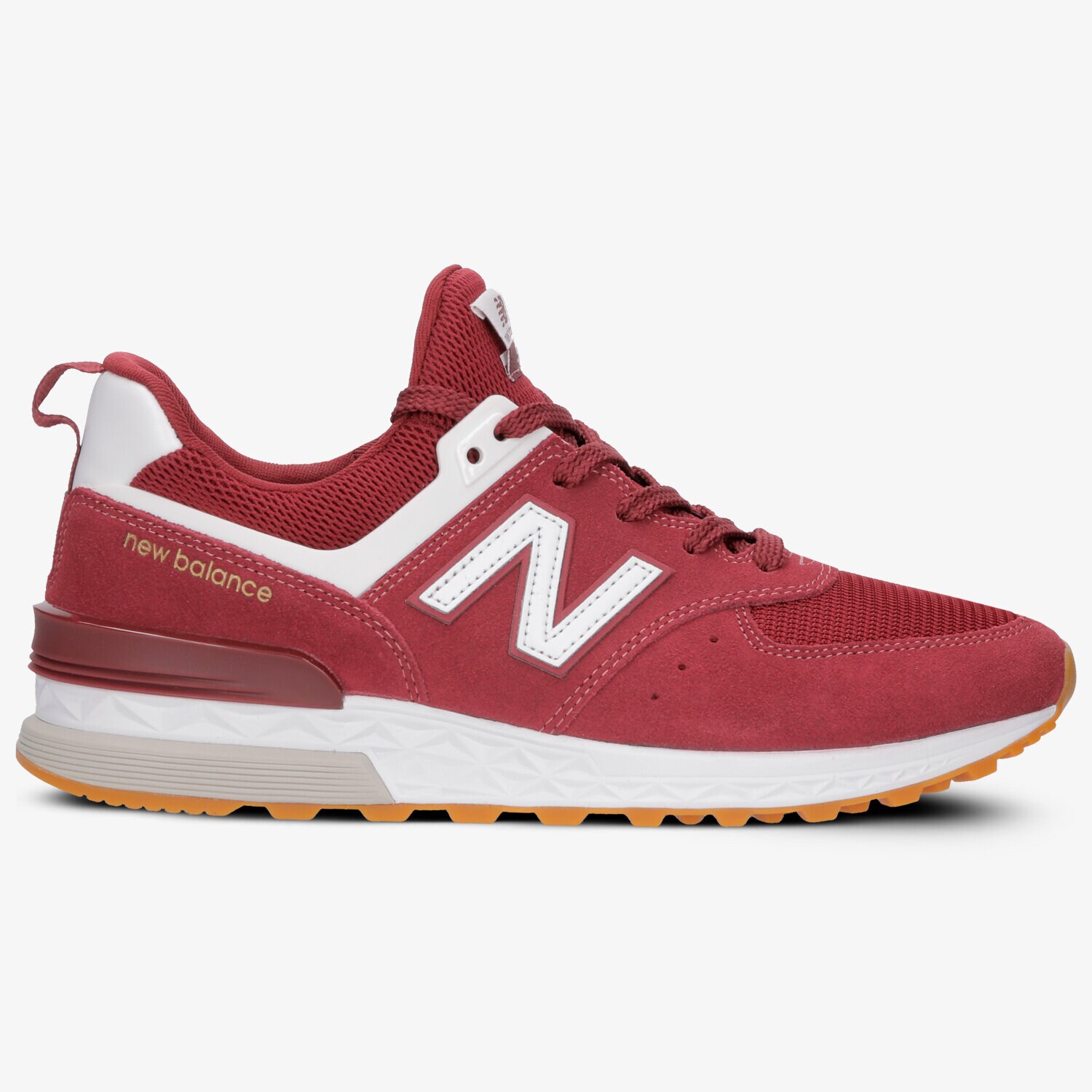 Buty sneakersy męskie NEW BALANCE MS574FCW MS574FCW CZERWONY