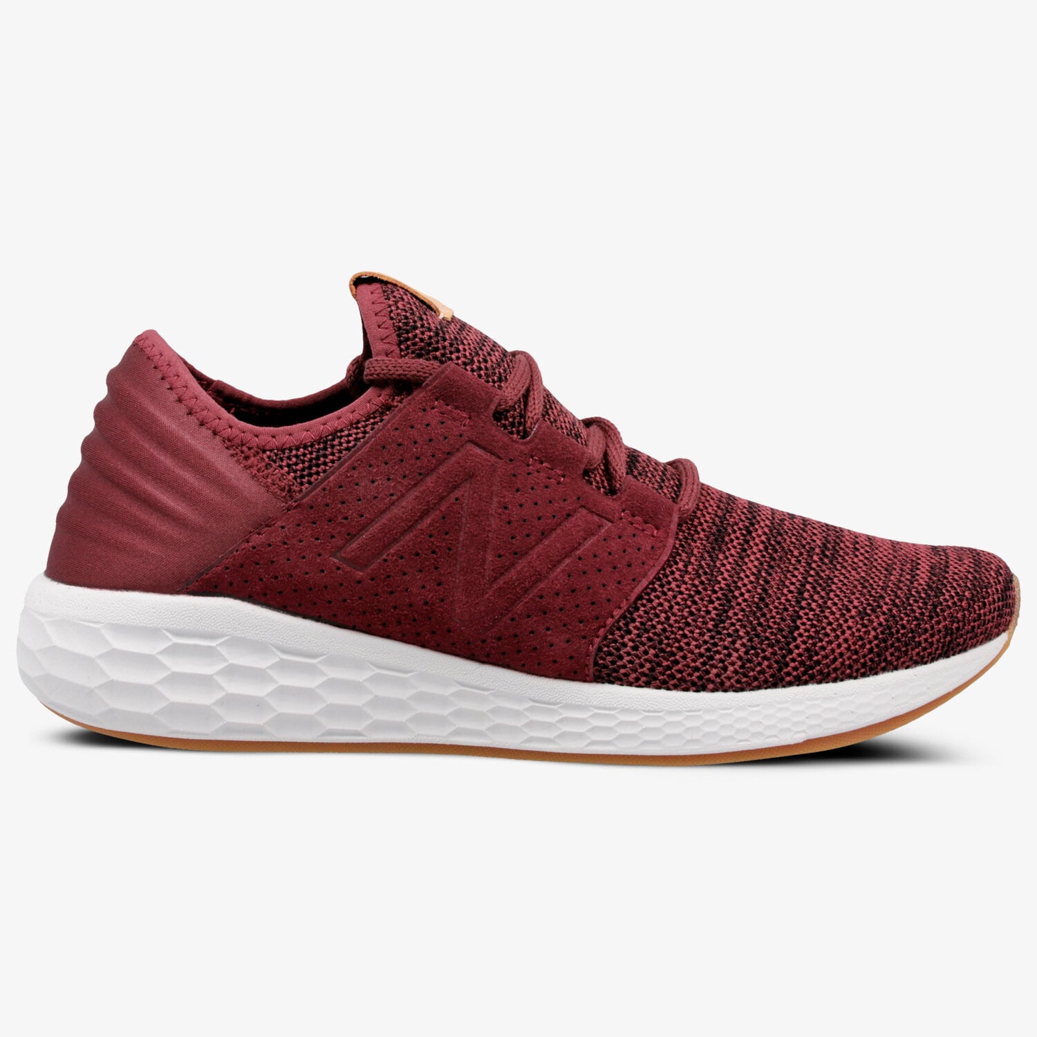 Buty sneakersy męskie NEW BALANCE MCRUZKM2 MCRUZKM2 BORDOWY