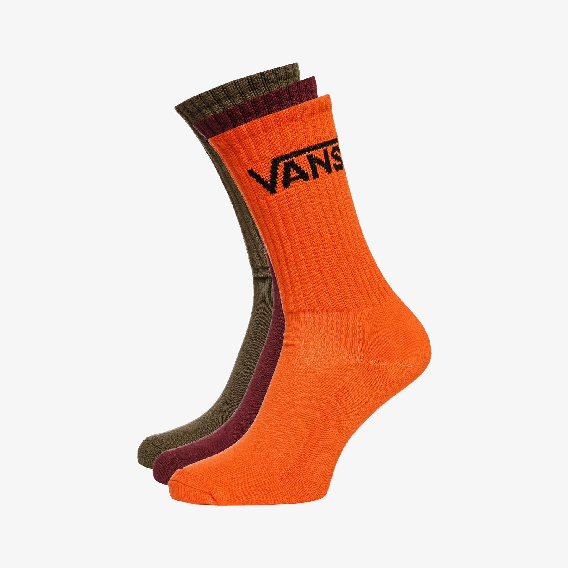 Skarpetki sportowe damskie VANS SKARPETY CLASSIC CREW (9.5-13, 3PK) V00XSEFLM MULTICOLOR