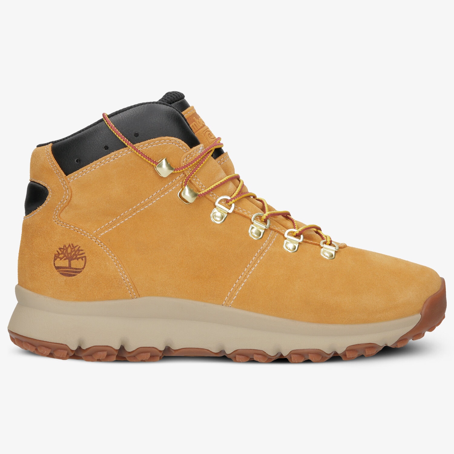 Buty zimowe sportowe męskie TIMBERLAND WORLD HIKER MID cA1QEW ŻÓŁTY