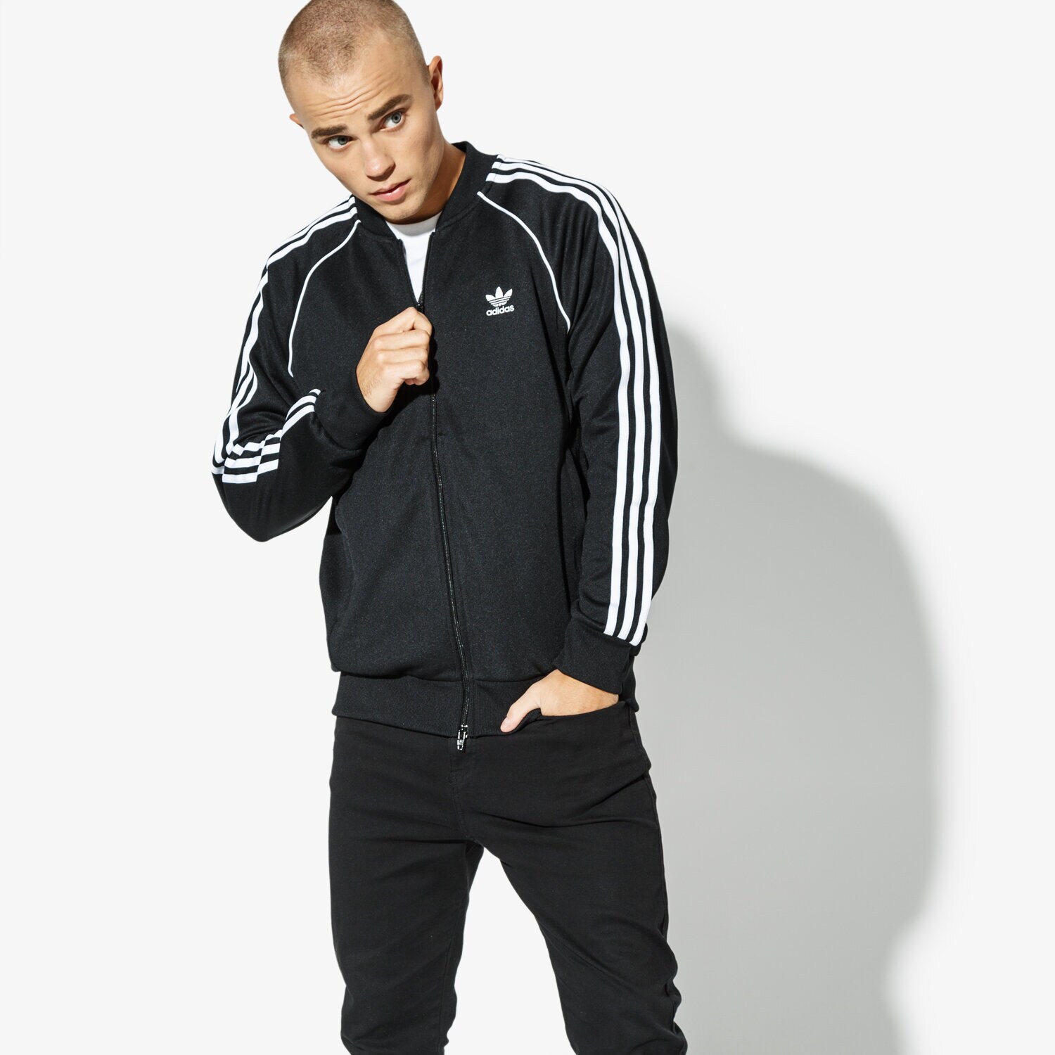 Bluza męska ADIDAS BLUZA SST TT ADICOLOR CW1256 CZARNY