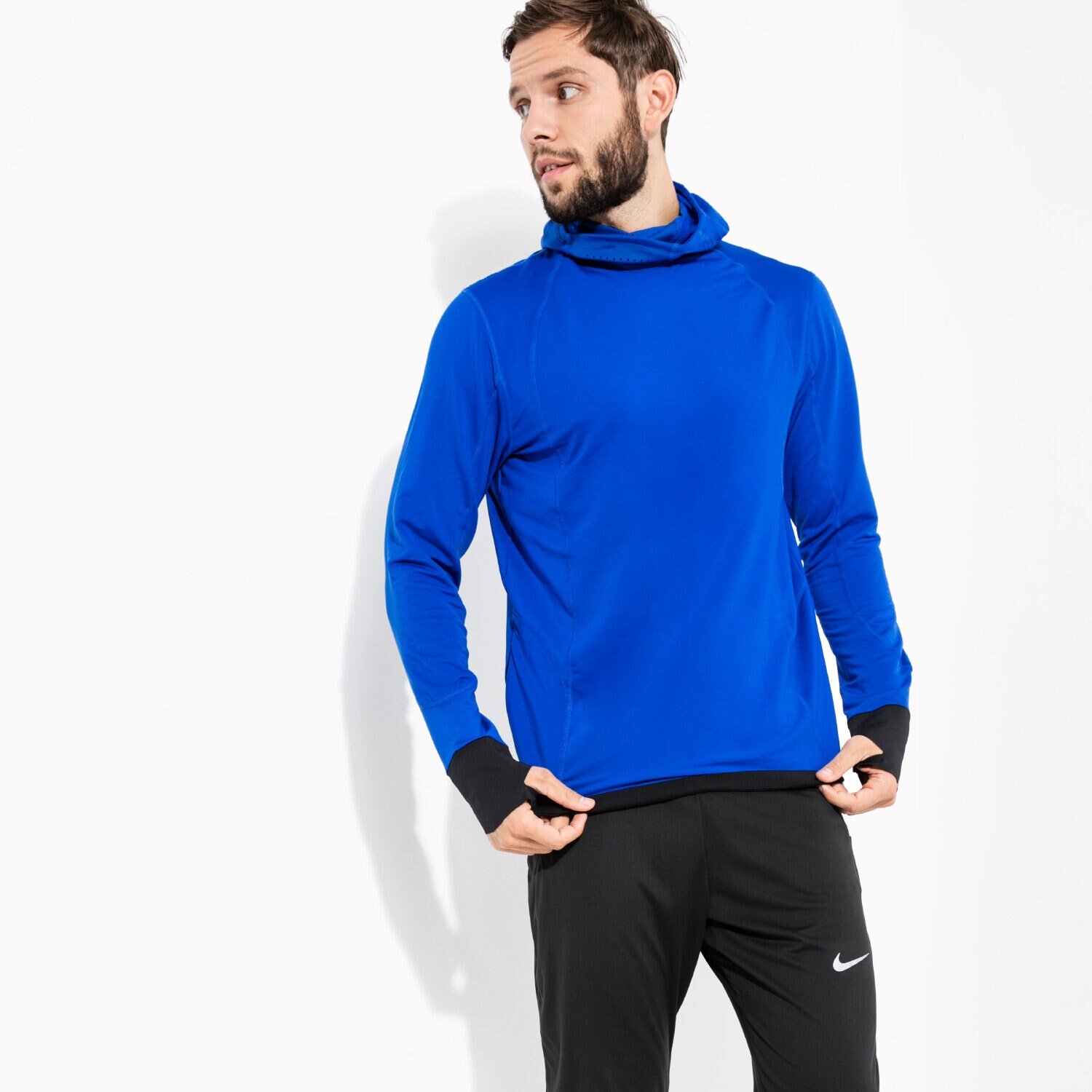 Bluza męska UNDER ARMOUR BLUZA CG REACTOR RUN BALACLAVA 1298837-984 NIEBIESKI