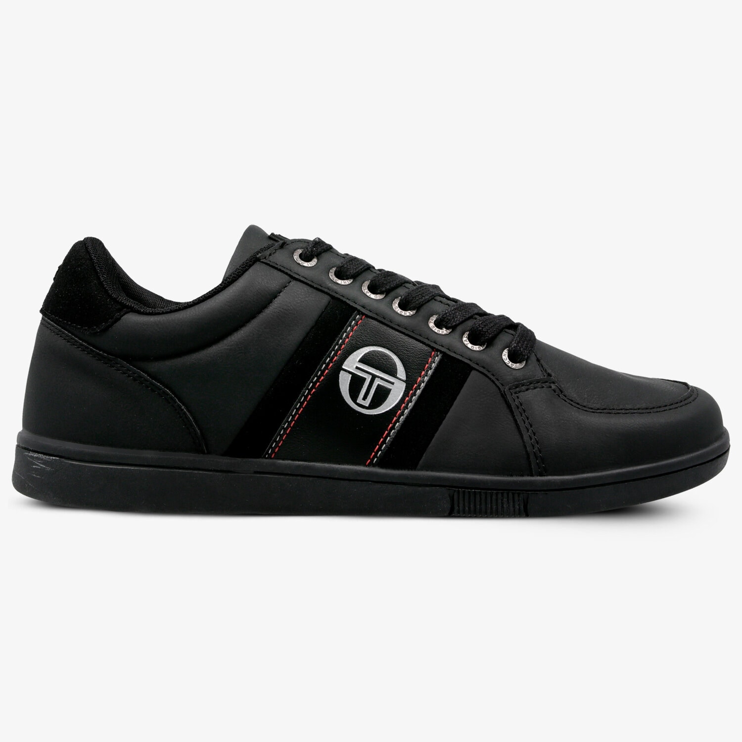 Buty sneakersy męskie SERGIO TACCHINI SAN DIEGO PU STM82712002 CZARNY